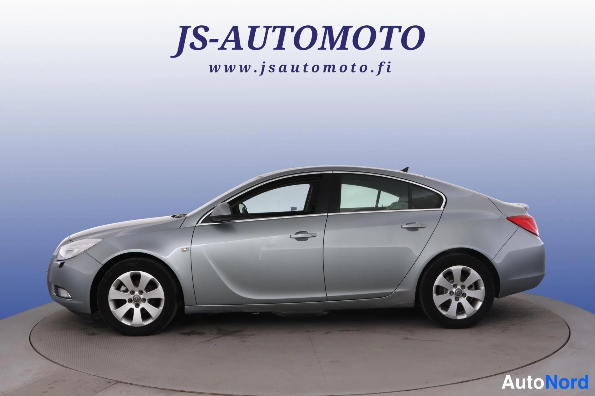 Sininen Opel Insignia 2011, sivulta, kuva 4