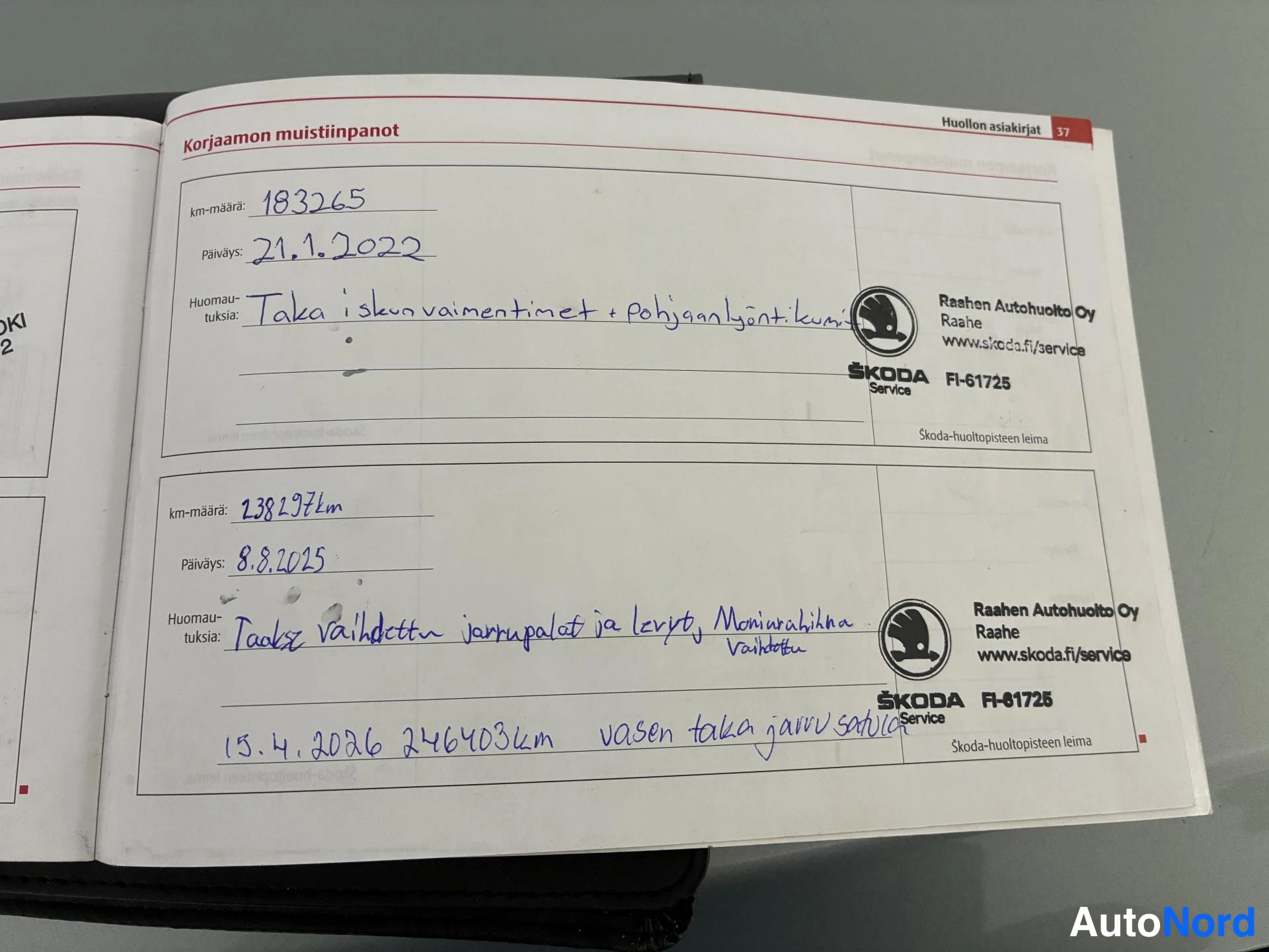 Vihreä Skoda Octavia 2010, asiakirja, kuva 17