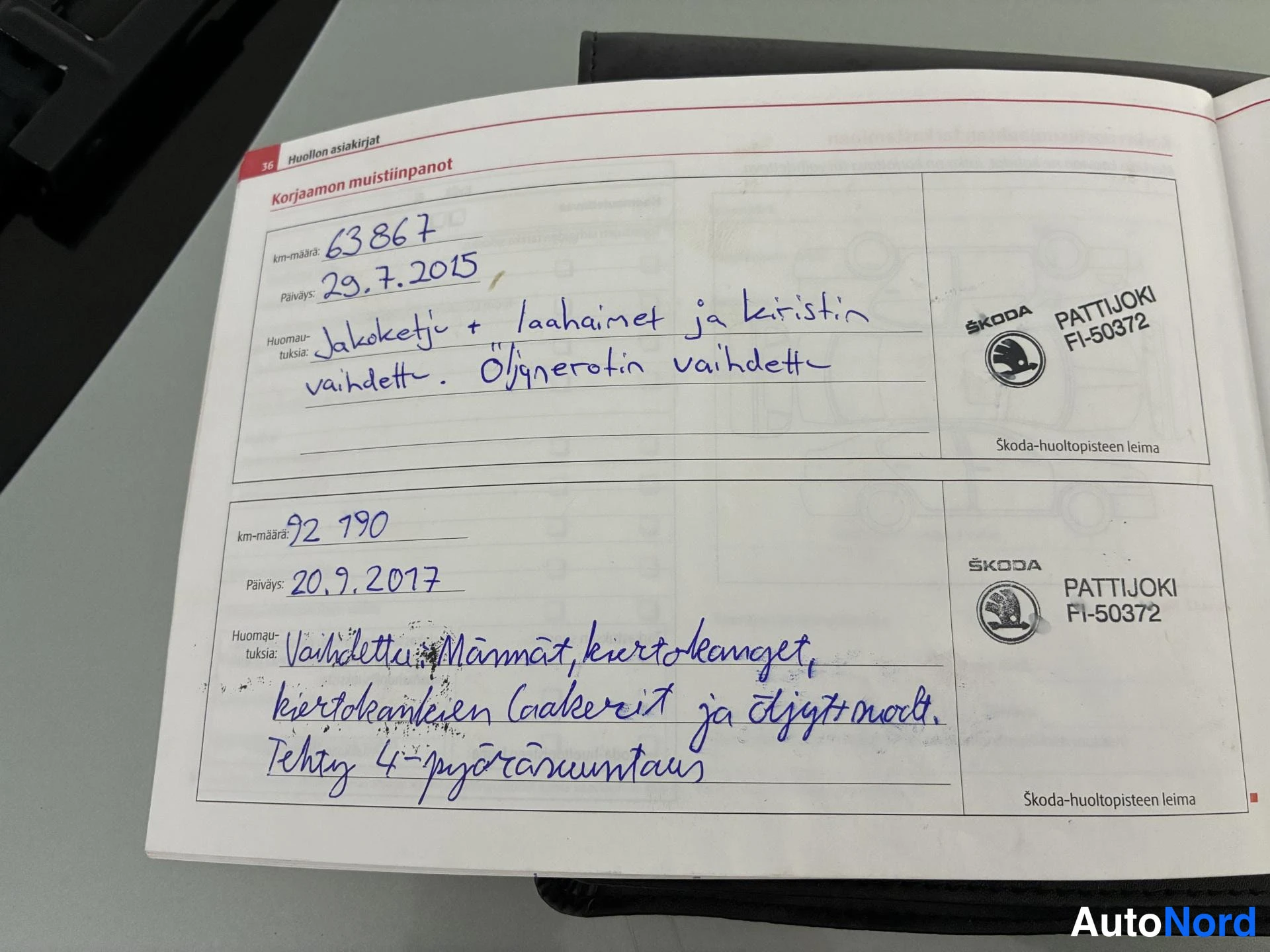 Vihreä Skoda Octavia 2010, asiakirja, kuva 18