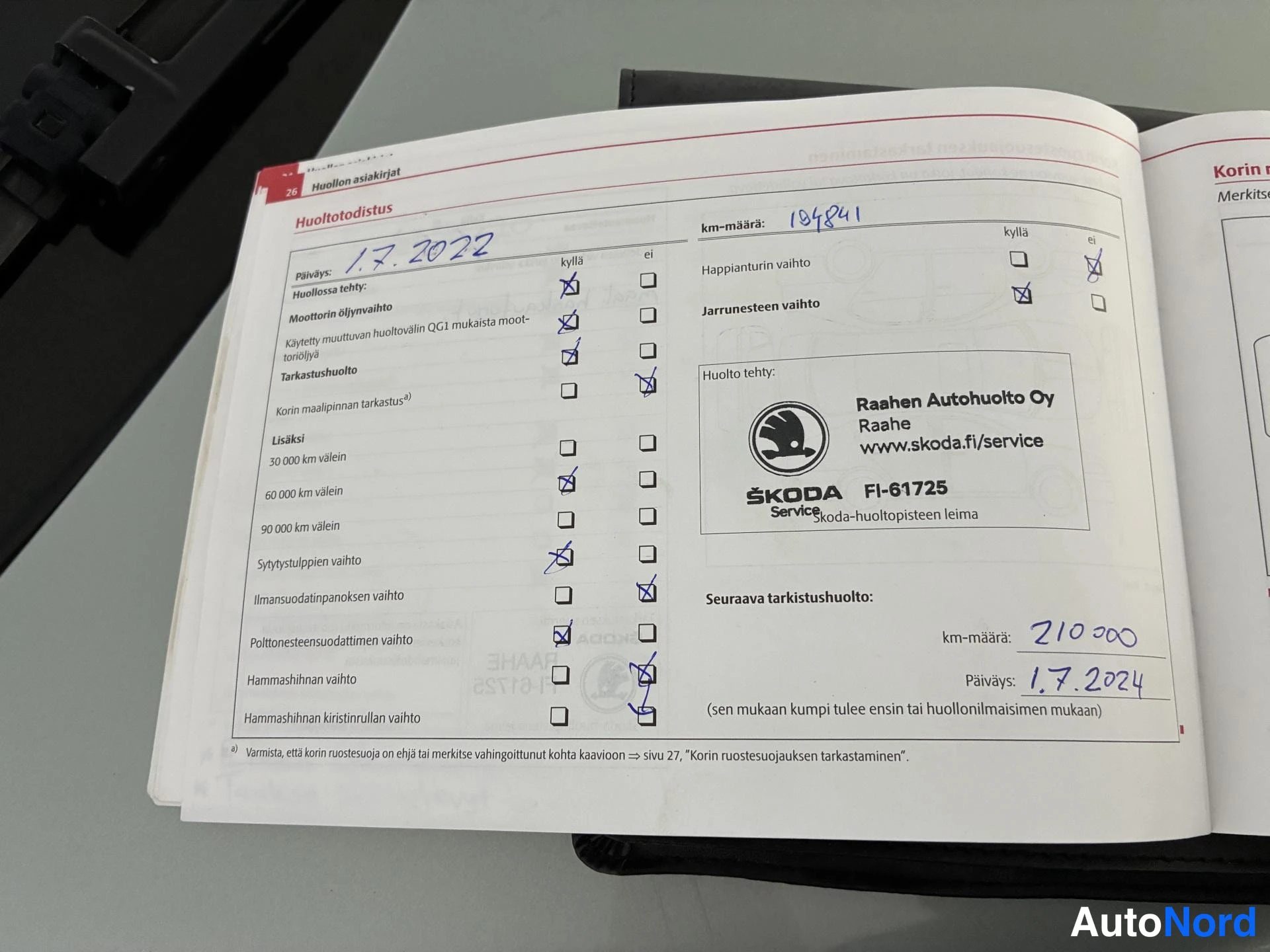 Vihreä Skoda Octavia 2010, asiakirja, kuva 21