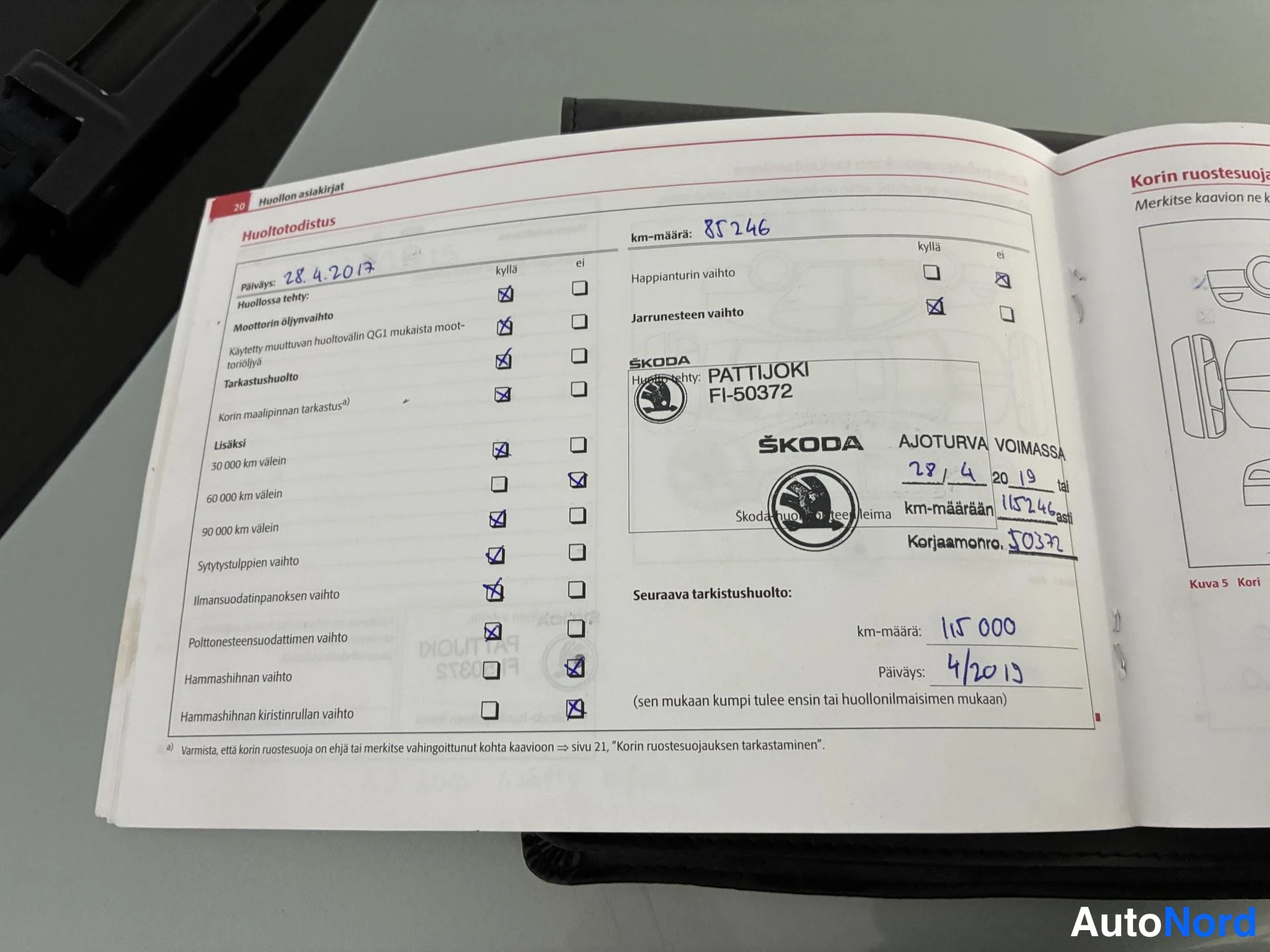 Vihreä Skoda Octavia 2010, asiakirja, kuva 24