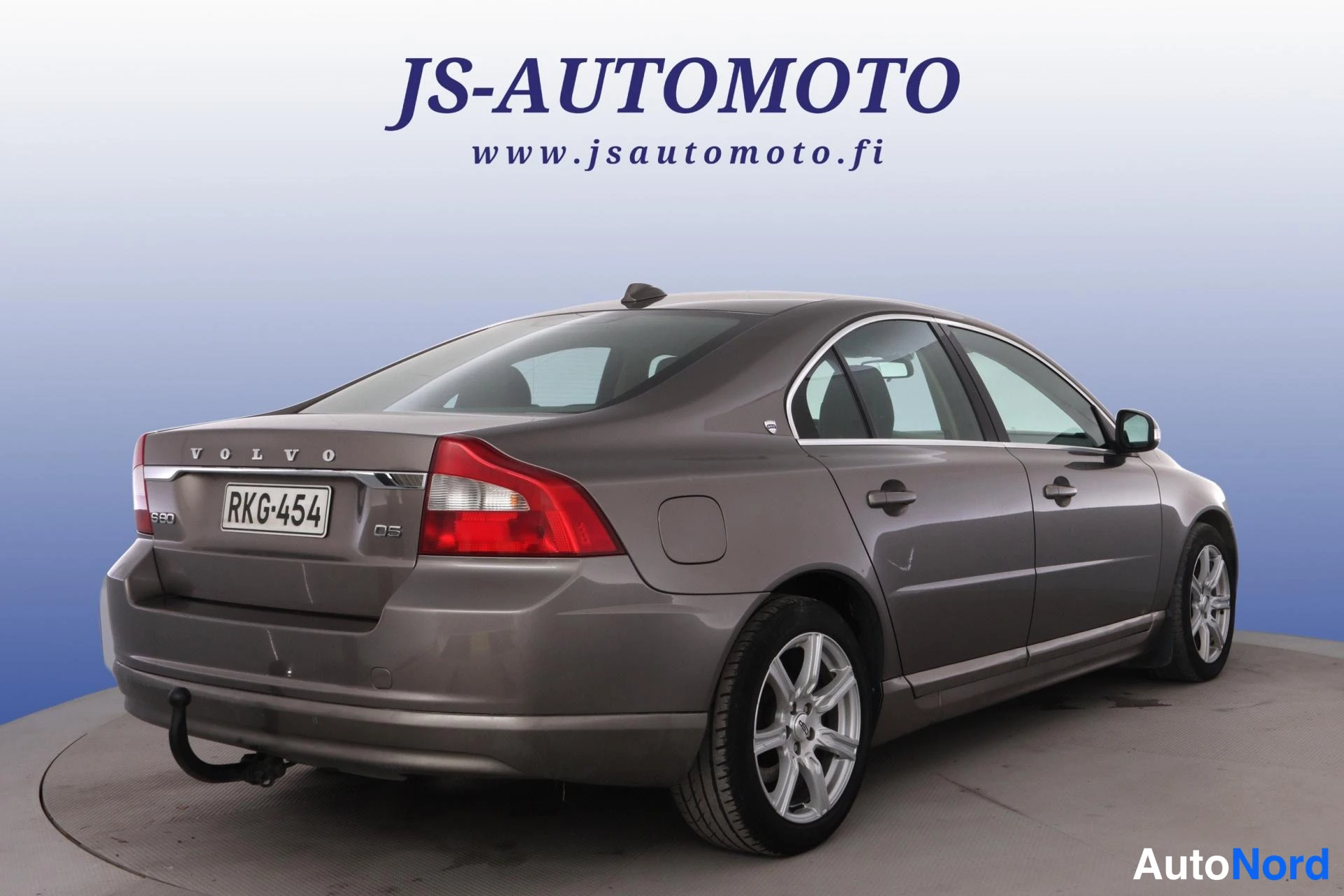 Harmaa Volvo S80 2007, takaviisto, kuva 5