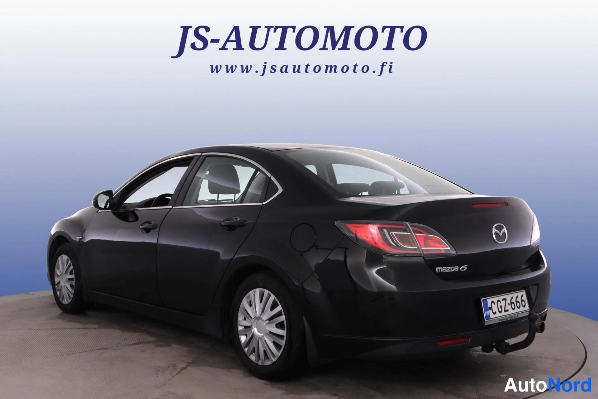 Musta Mazda 6 2008, takaviisto, kuva 6