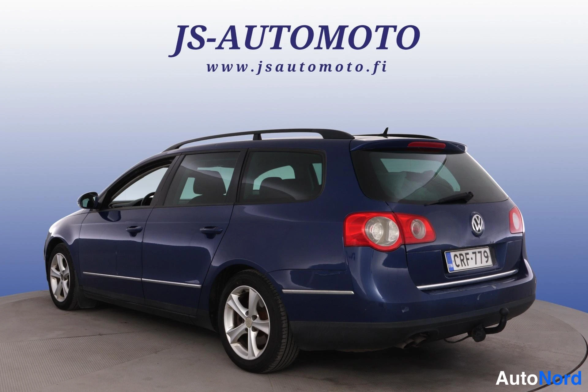 Sininen Volkswagen Passat 2007, takaviisto, kuva 6