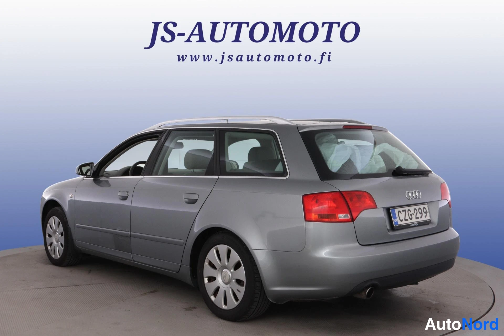 Harmaa Audi A4 2006, takaviisto, kuva 6