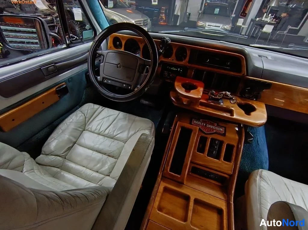 Valkoinen Dodge Ram 1994, ohjaamo, kuva 10