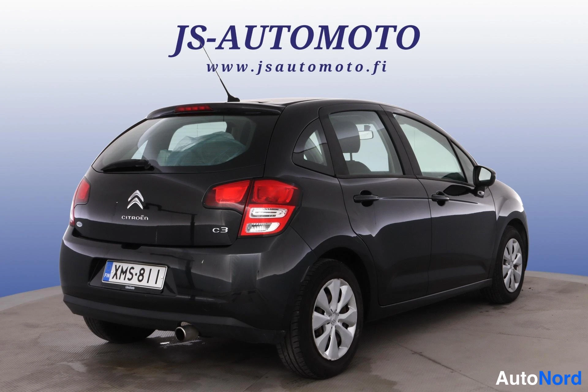 Musta Citroen C3 2011, takaviisto, kuva 5