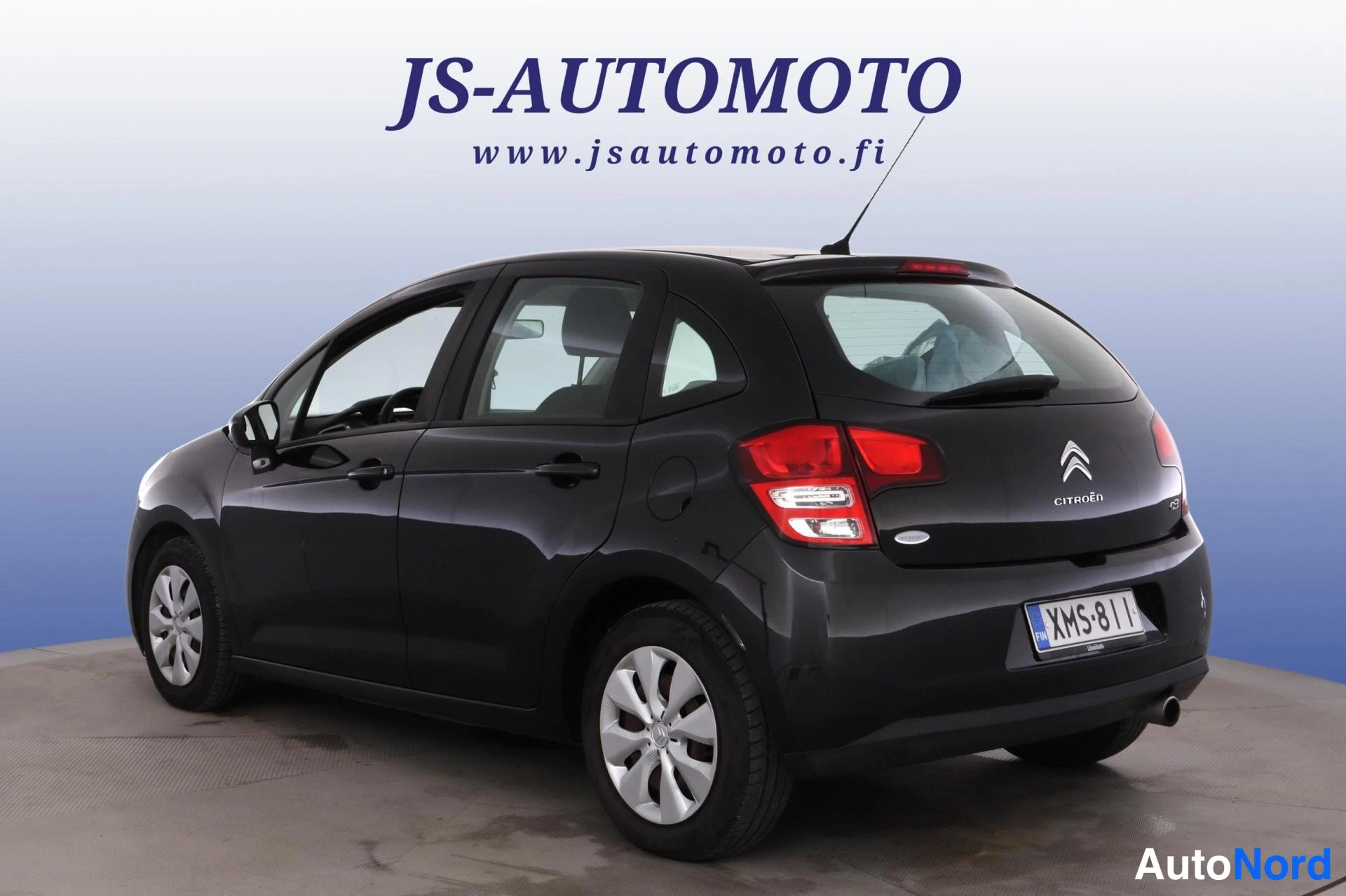 Musta Citroen C3 2011, takaviisto, kuva 6