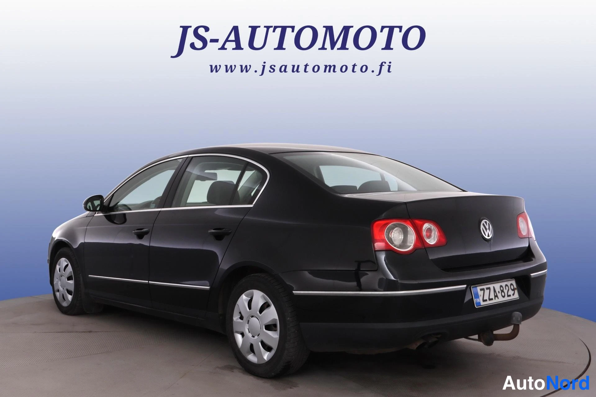 Musta Volkswagen Passat 2007, takaviisto, kuva 6