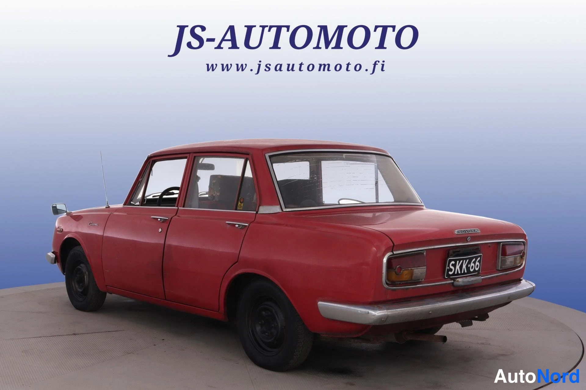 Punainen Toyota Corona 1965, takaviisto, kuva 10