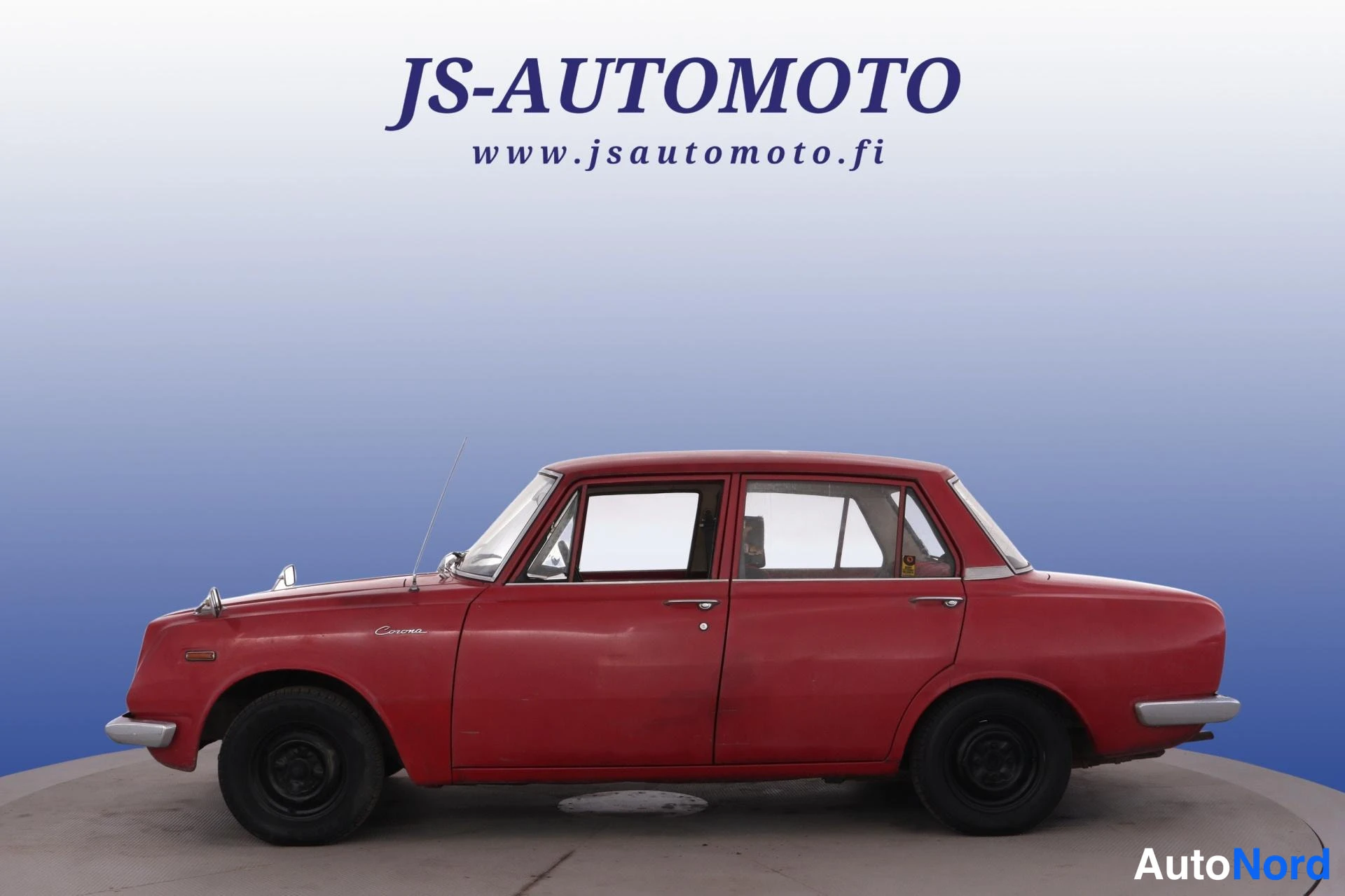 Punainen Toyota Corona 1965, sivulta, kuva 6