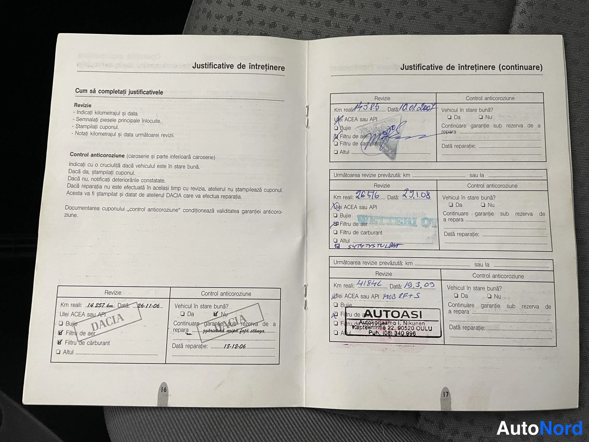 Punainen Dacia Logan 2006, asiakirja, kuva 22