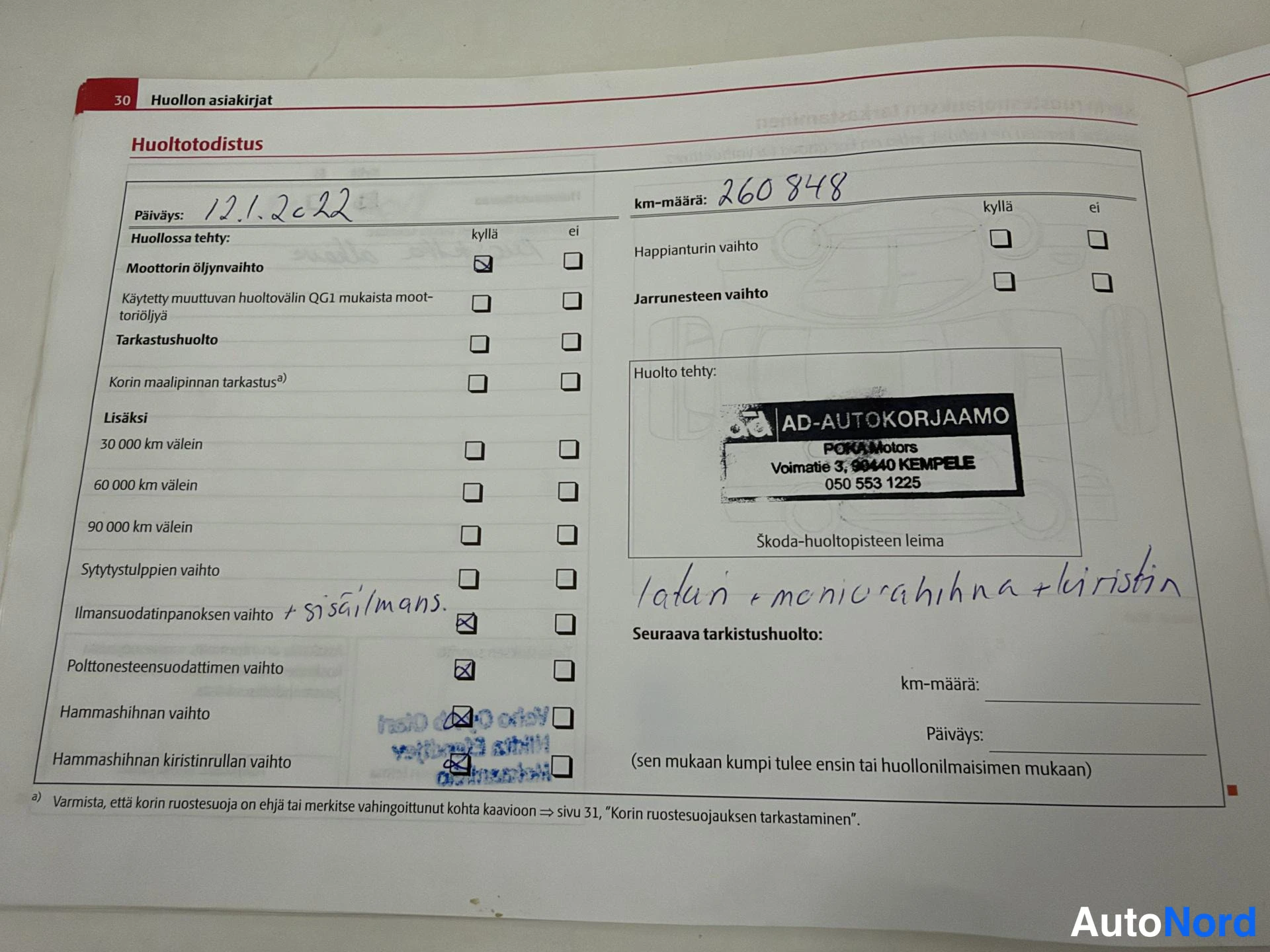 Vihreä Skoda Octavia 2008, asiakirja, kuva 24