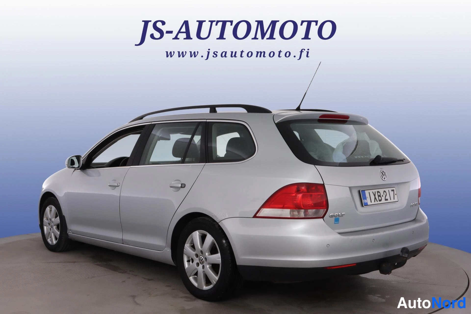 Harmaa Volkswagen Golf 2008, takaviisto, kuva 6