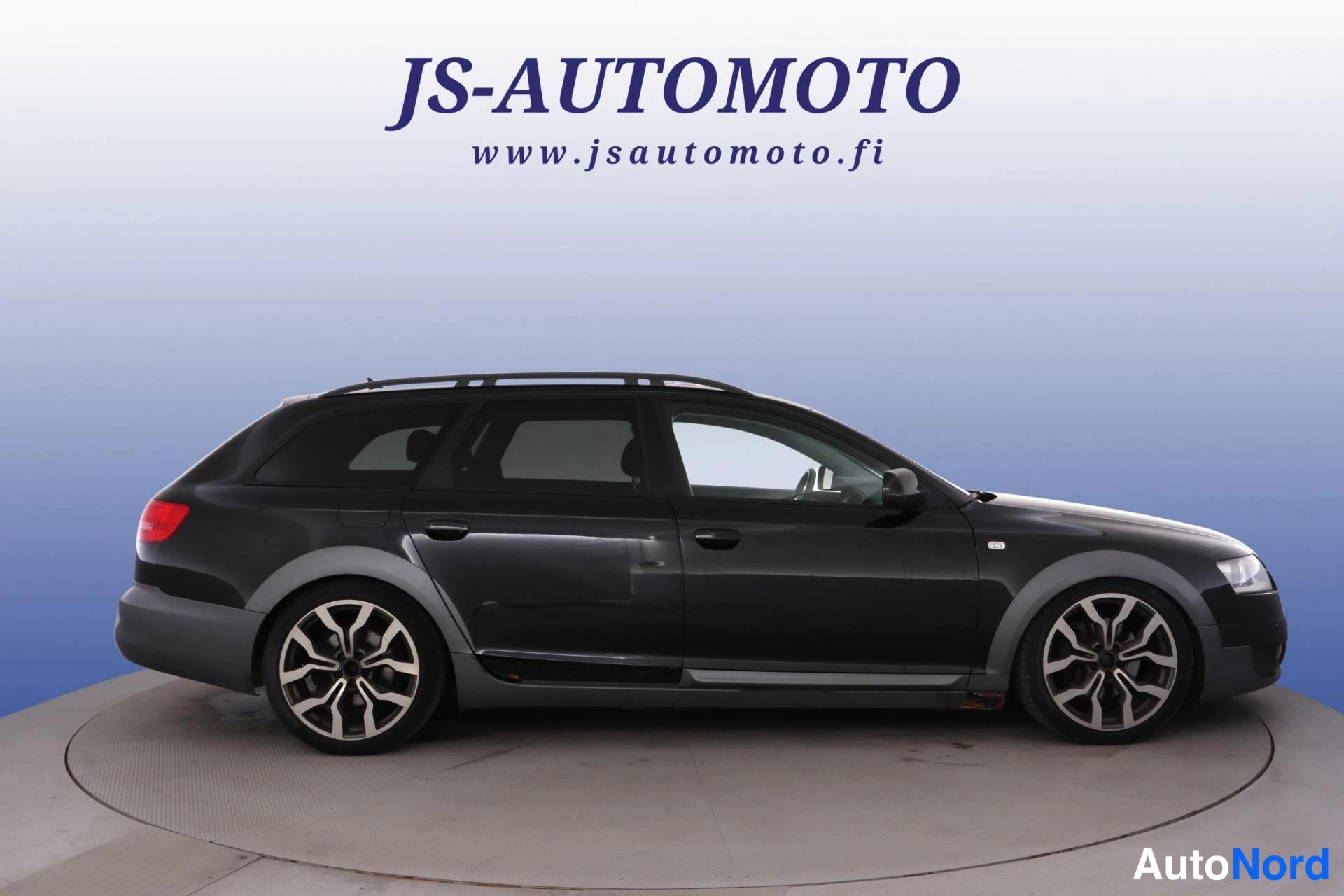 Musta Audi A6 allroad quattro 2007, sivulta, kuva 4