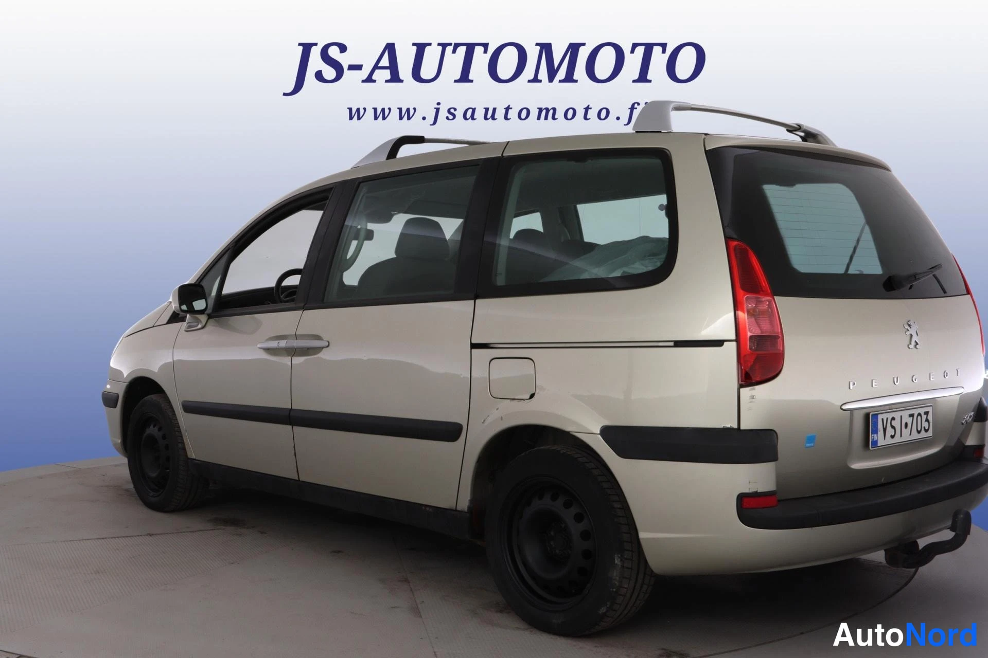 Beige Peugeot 807 2006, takaviisto, kuva 6