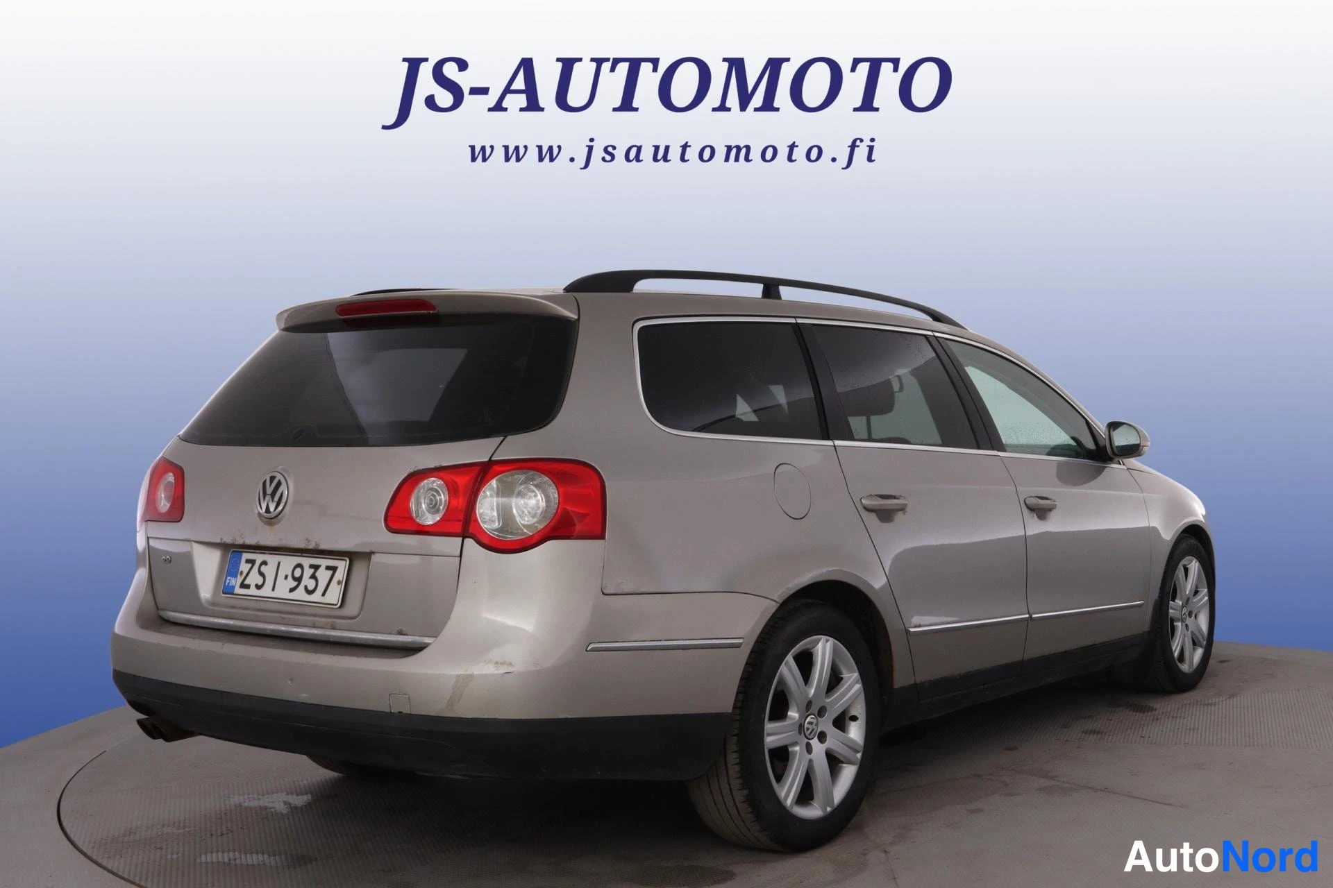 Beige Volkswagen Passat 2006, takaviisto, kuva 5