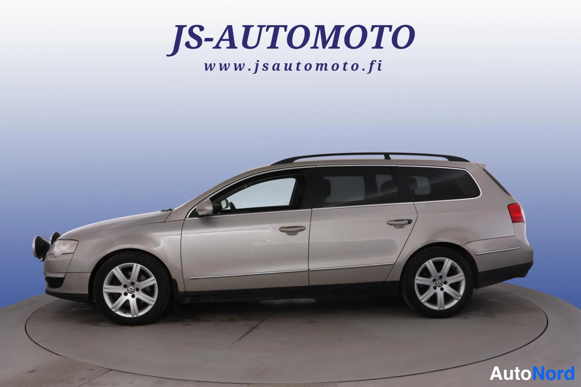 Beige Volkswagen Passat 2006, etuviisto, keula vasemmalle, kuva 2
