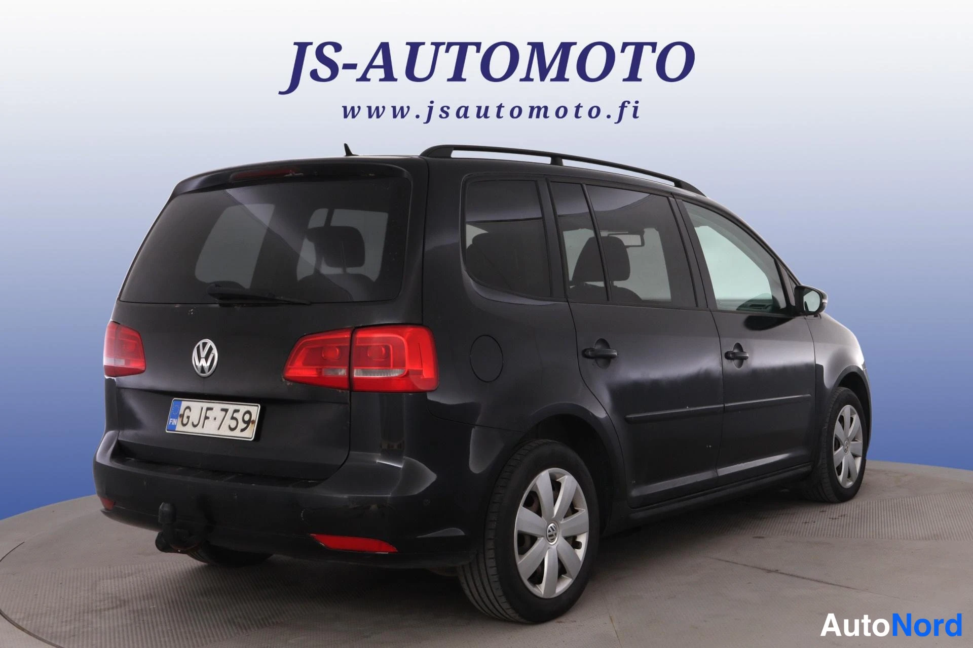 Musta Volkswagen Touran 2011, takaviisto, kuva 5