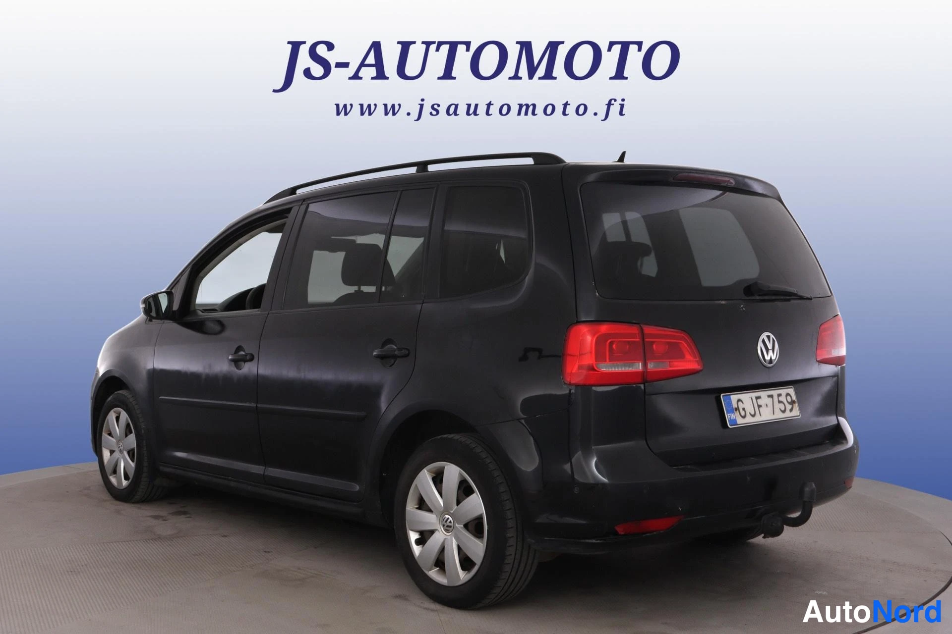 Musta Volkswagen Touran 2011, takaviisto, kuva 6