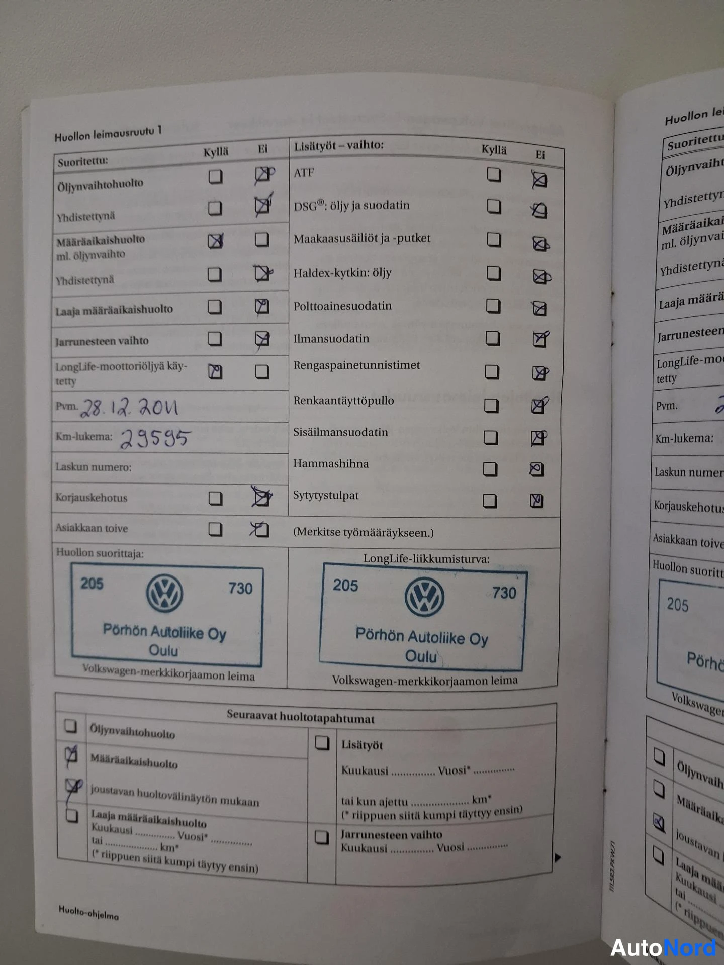 Musta Volkswagen Touran 2011, asiakirja, kuva 23