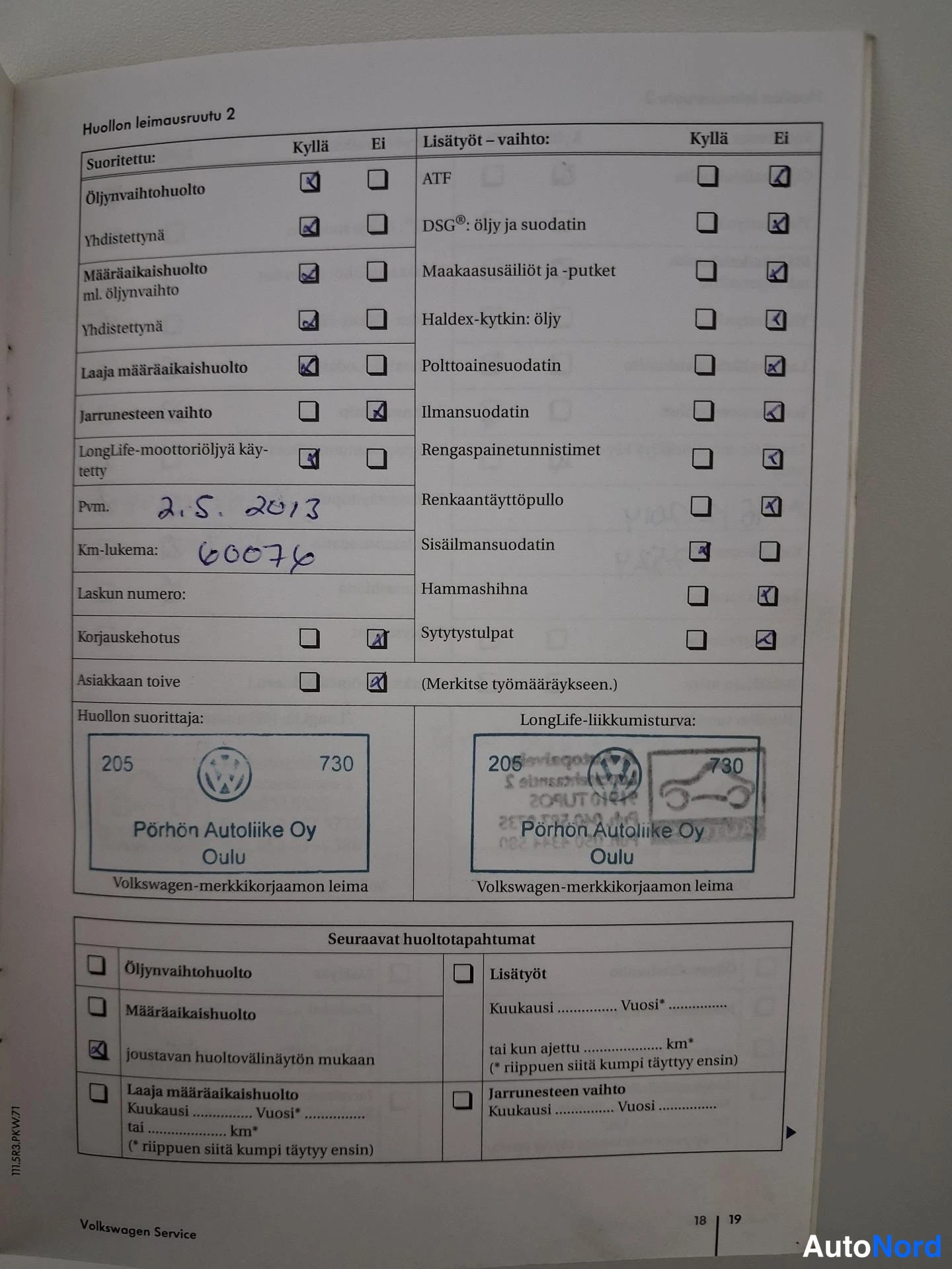 Musta Volkswagen Touran 2011, asiakirja, kuva 24
