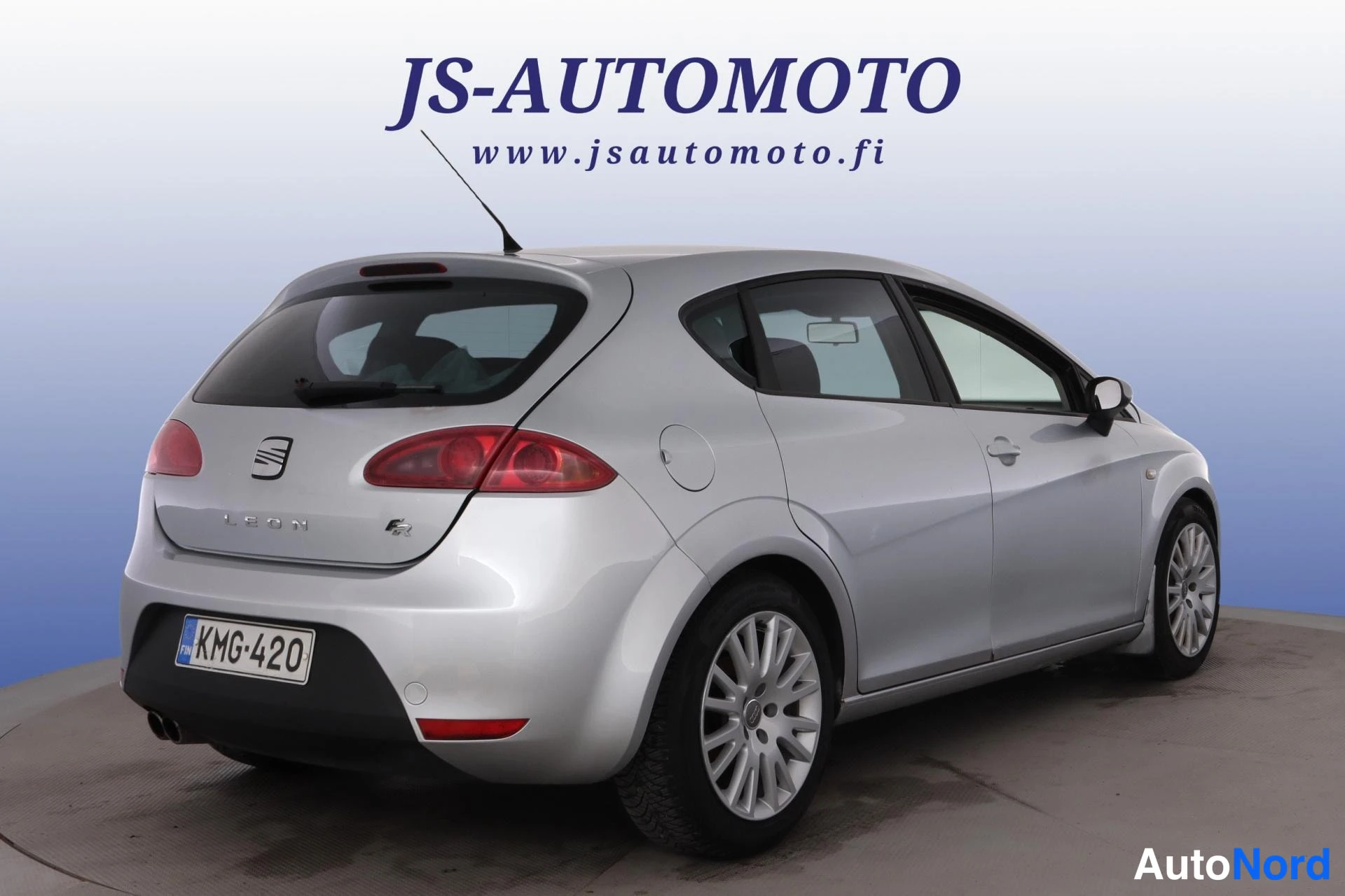 Harmaa Seat Leon 2007, takaviisto, kuva 5