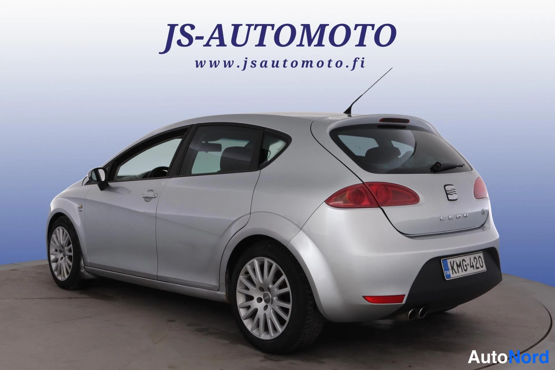Harmaa Seat Leon 2007, takaviisto, kuva 6