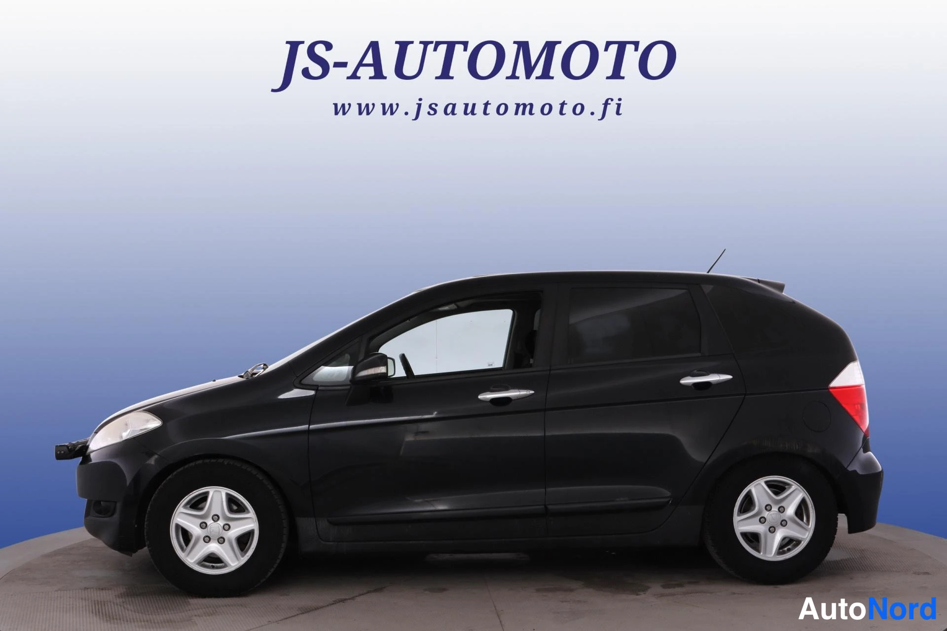 Musta Honda FR-V 2005, sivulta, kuva 4