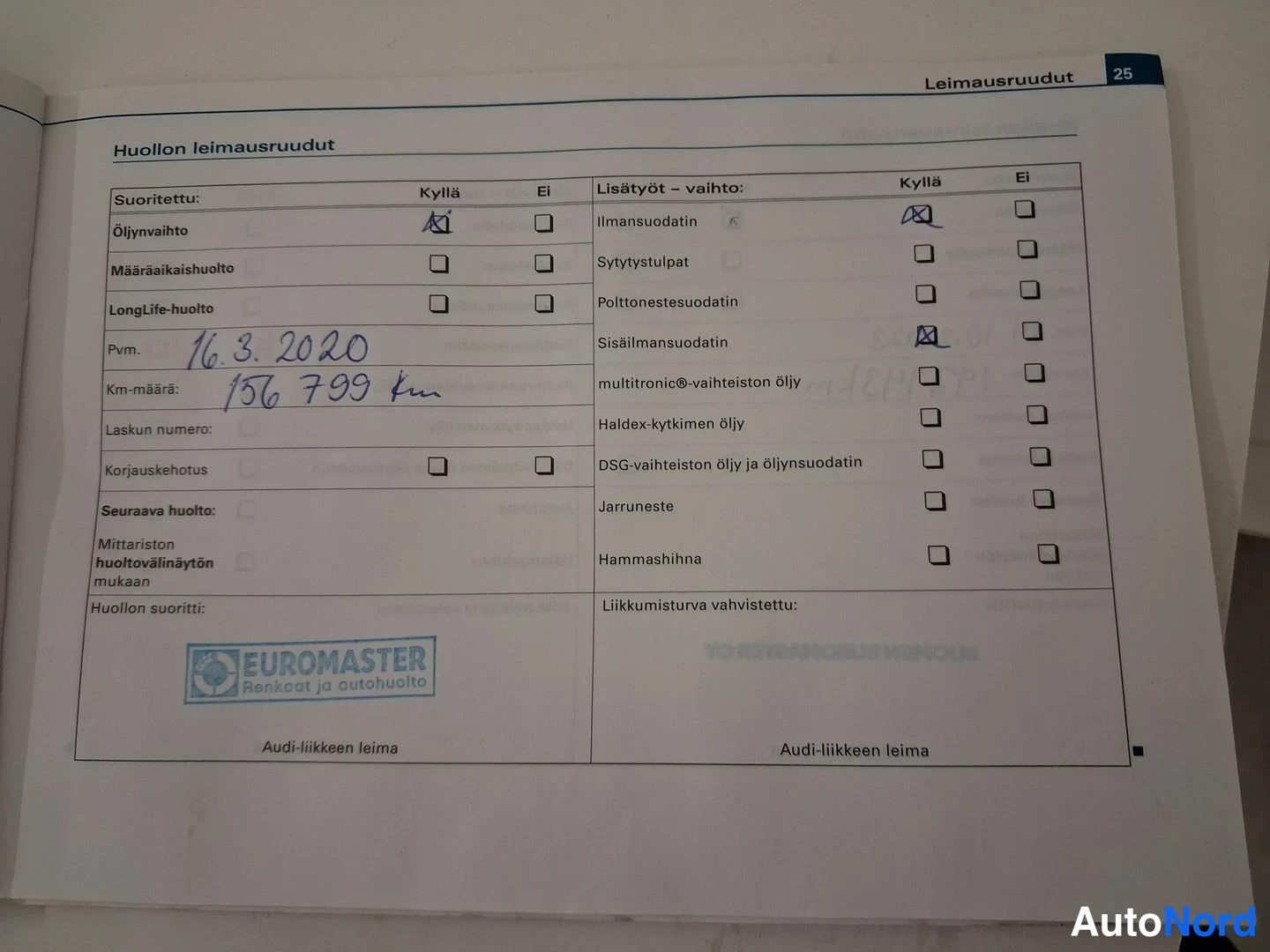 Sininen Audi A4 2008, asiakirja, kuva 24