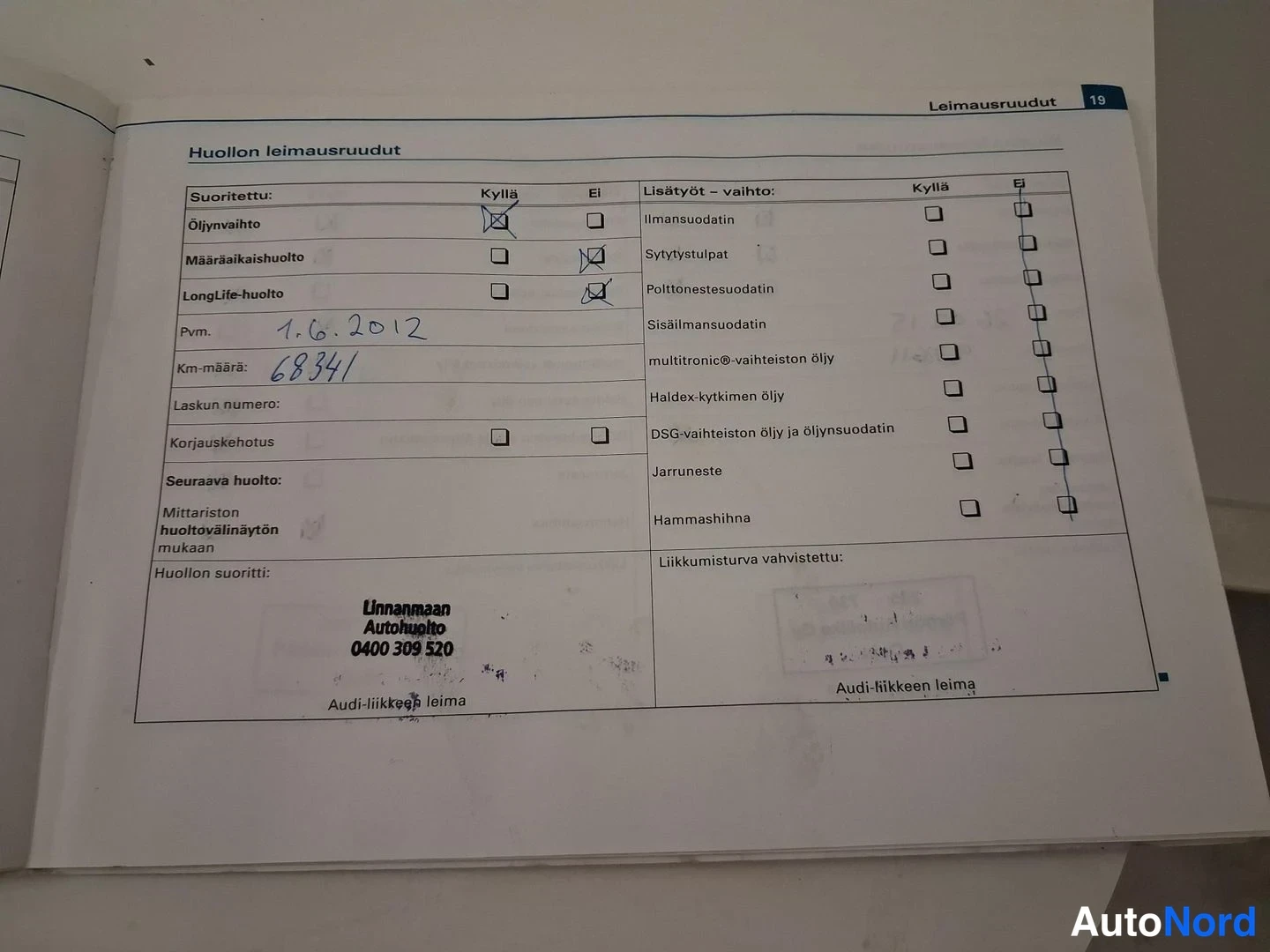 Sininen Audi A4 2008, asiakirja, kuva 30