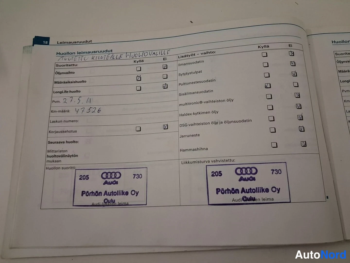 Sininen Audi A4 2008, asiakirja, kuva 31