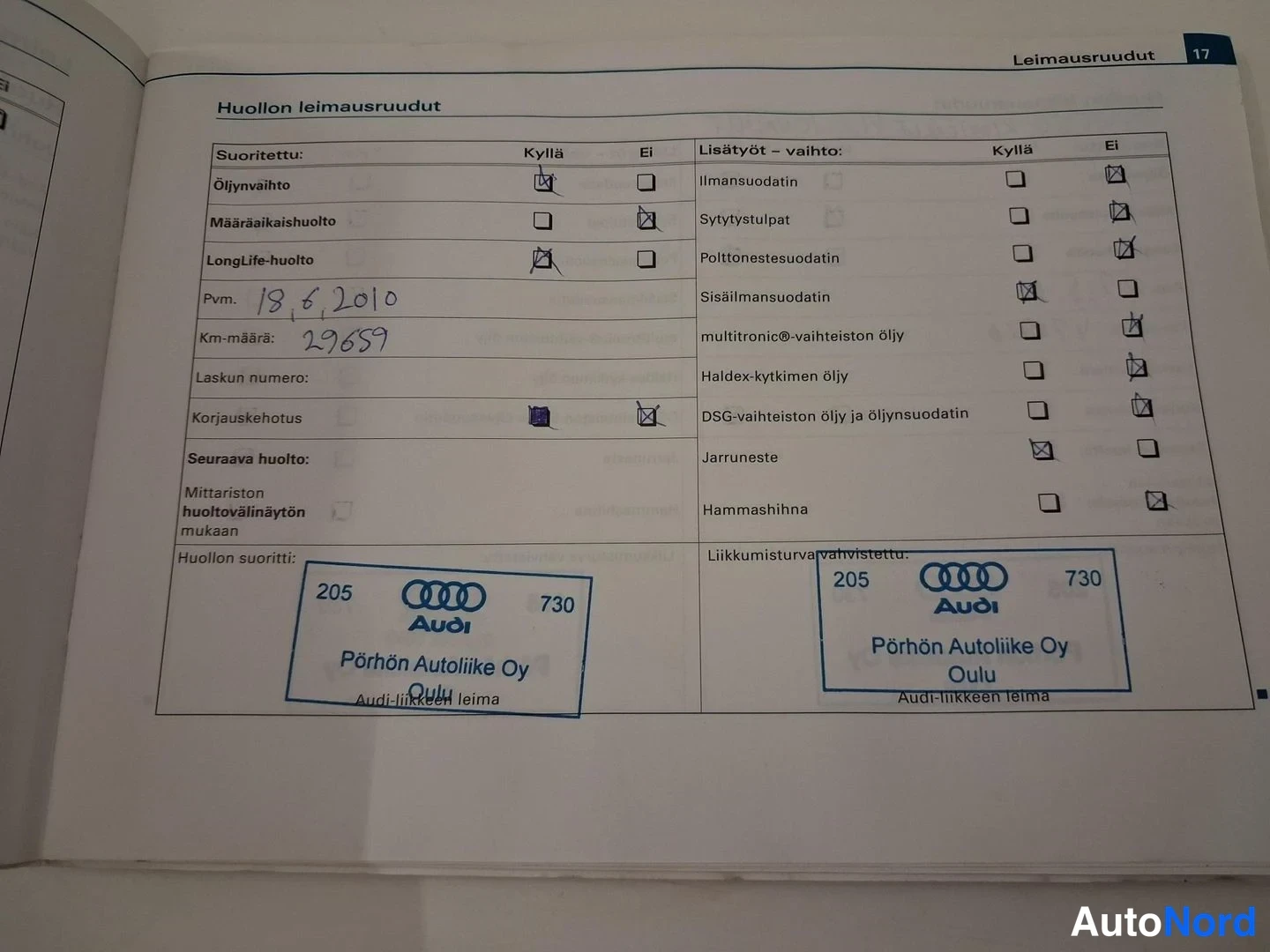 Sininen Audi A4 2008, asiakirja, kuva 32