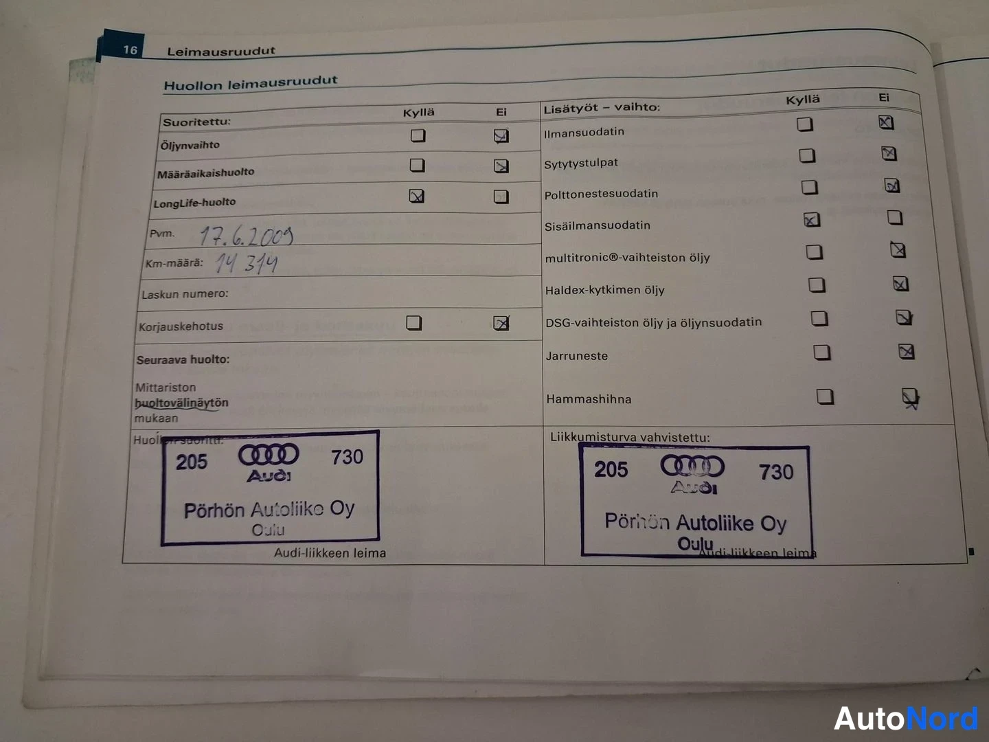 Sininen Audi A4 2008, asiakirja, kuva 33