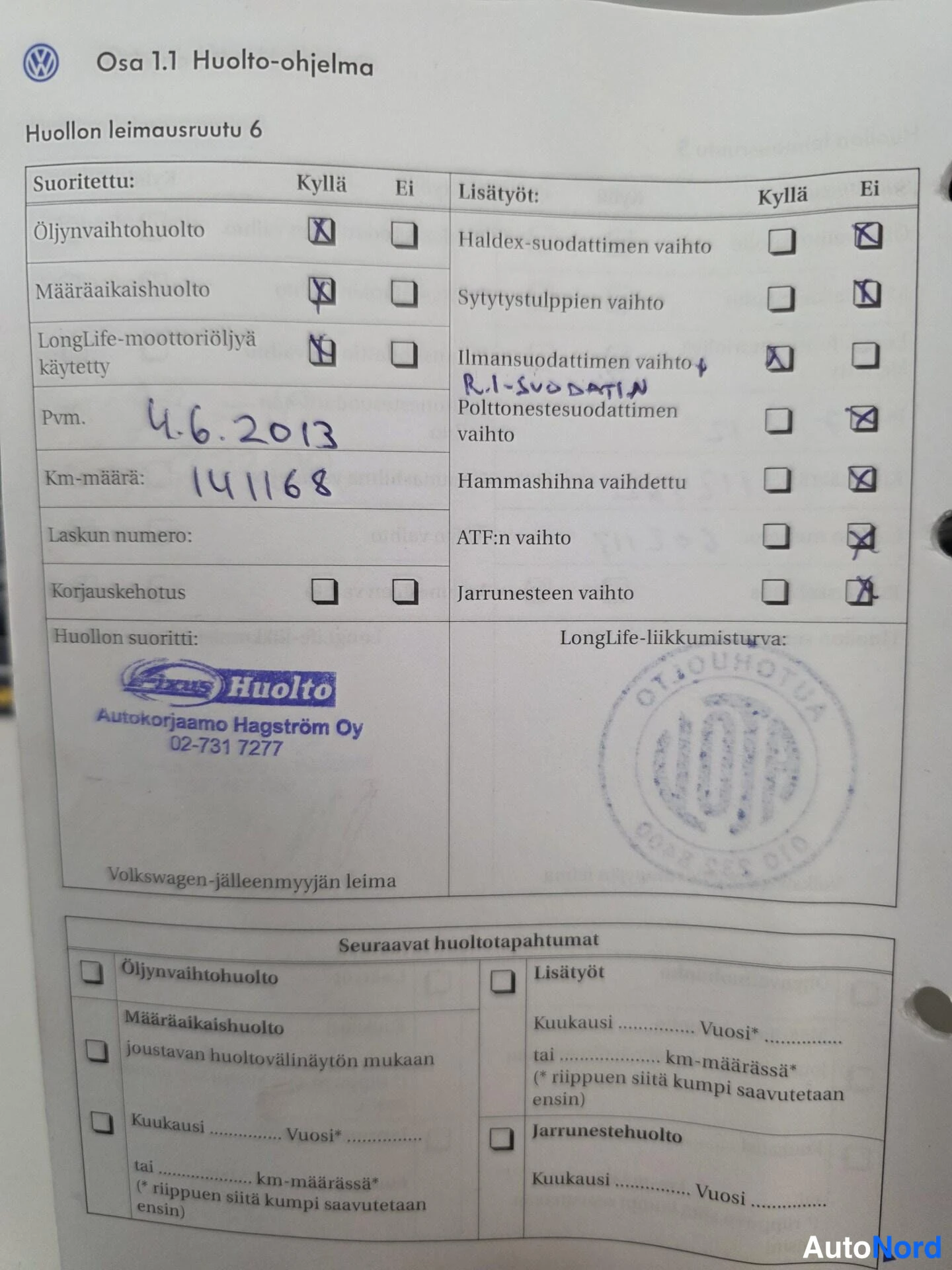 Beige Volkswagen Bora 2004, asiakirja, kuva 23