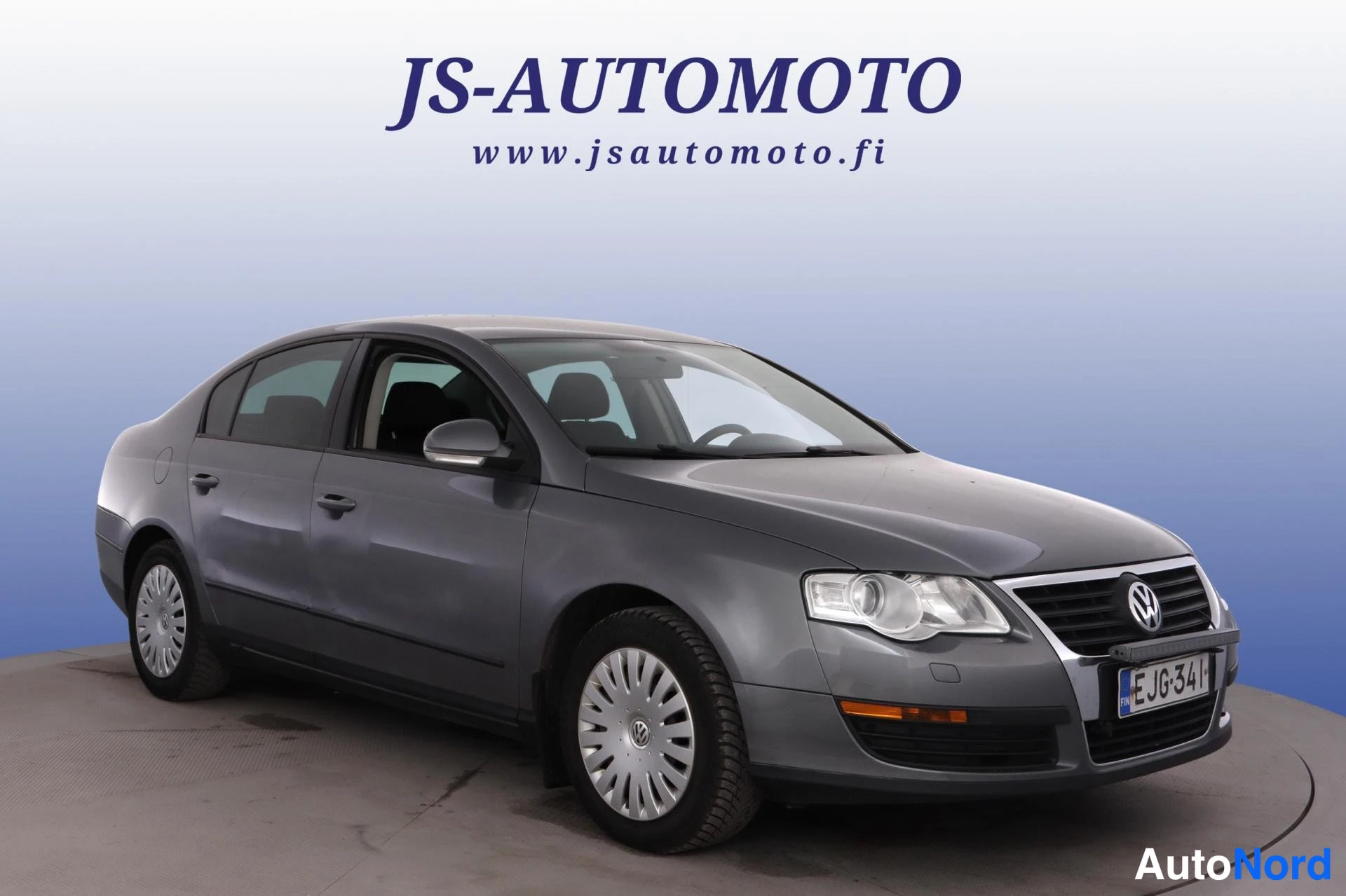 Harmaa Volkswagen Passat 2007, etuviisto, keula oikealle, kuva 3