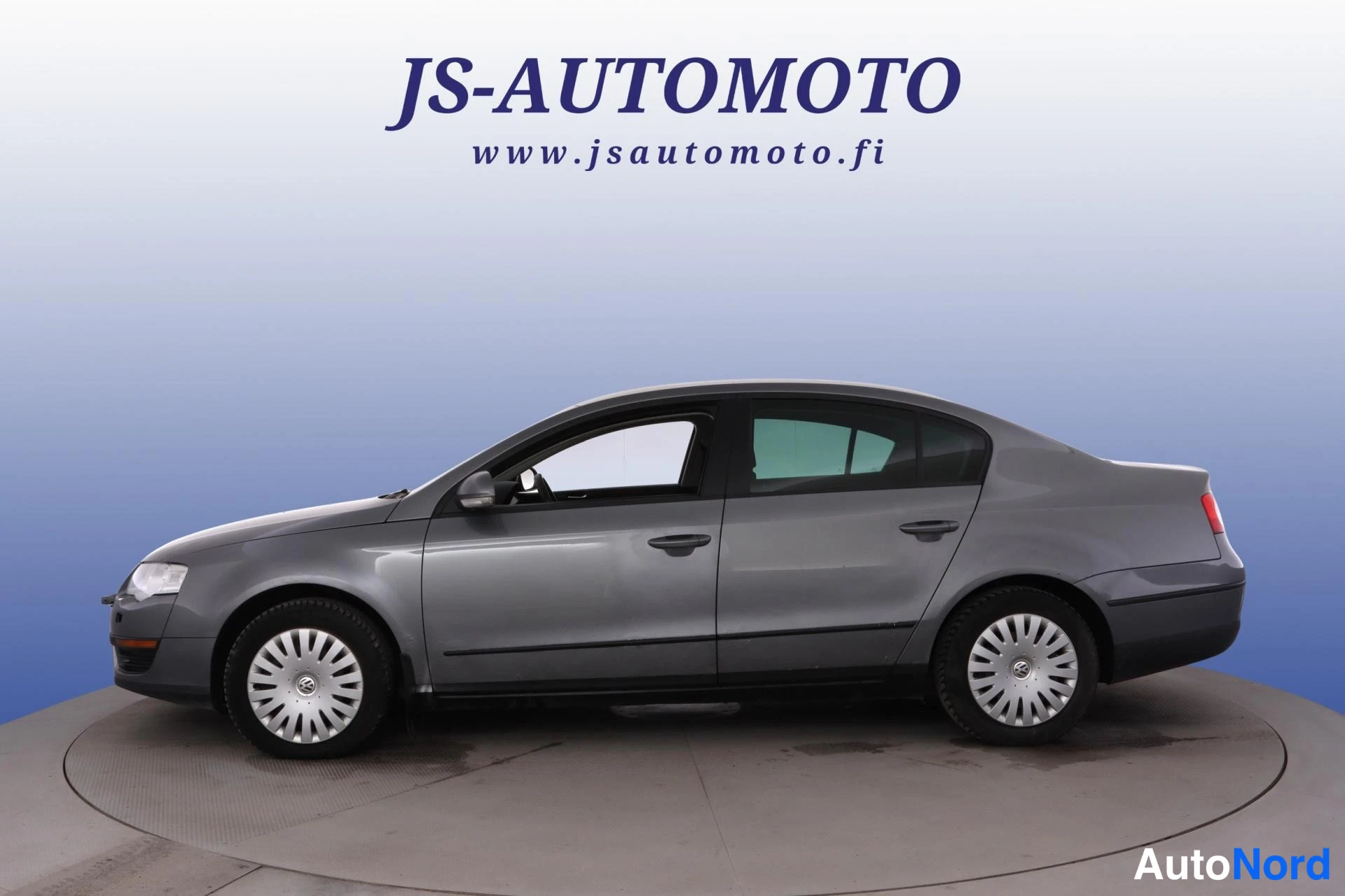 Harmaa Volkswagen Passat 2007, etuviisto, keula vasemmalle, kuva 2