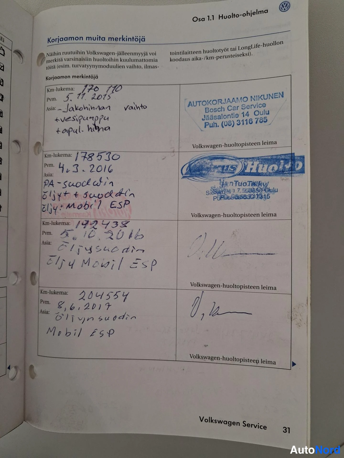 Musta Volkswagen Passat 2008, asiakirja, kuva 18