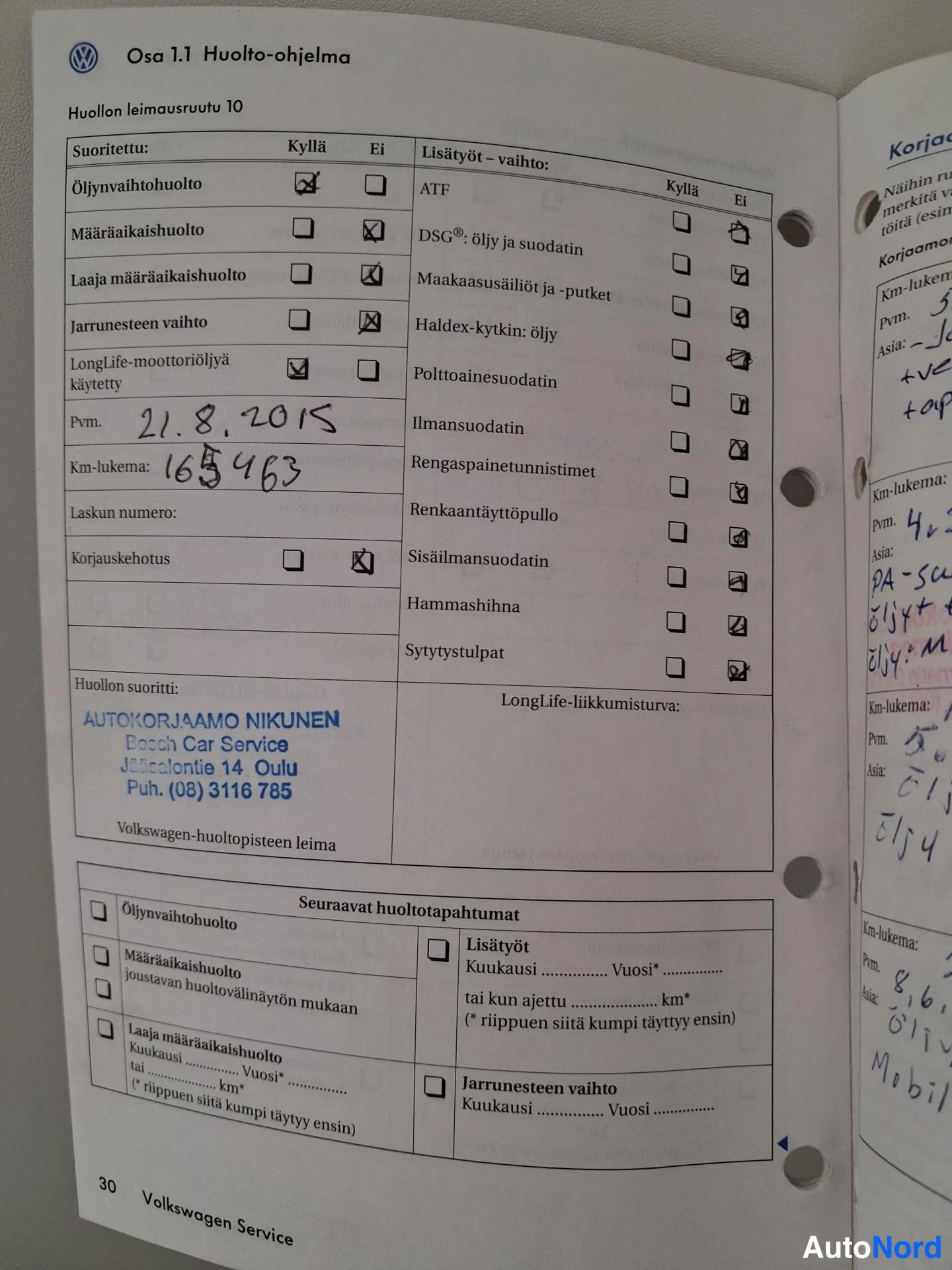 Musta Volkswagen Passat 2008, asiakirja, kuva 19