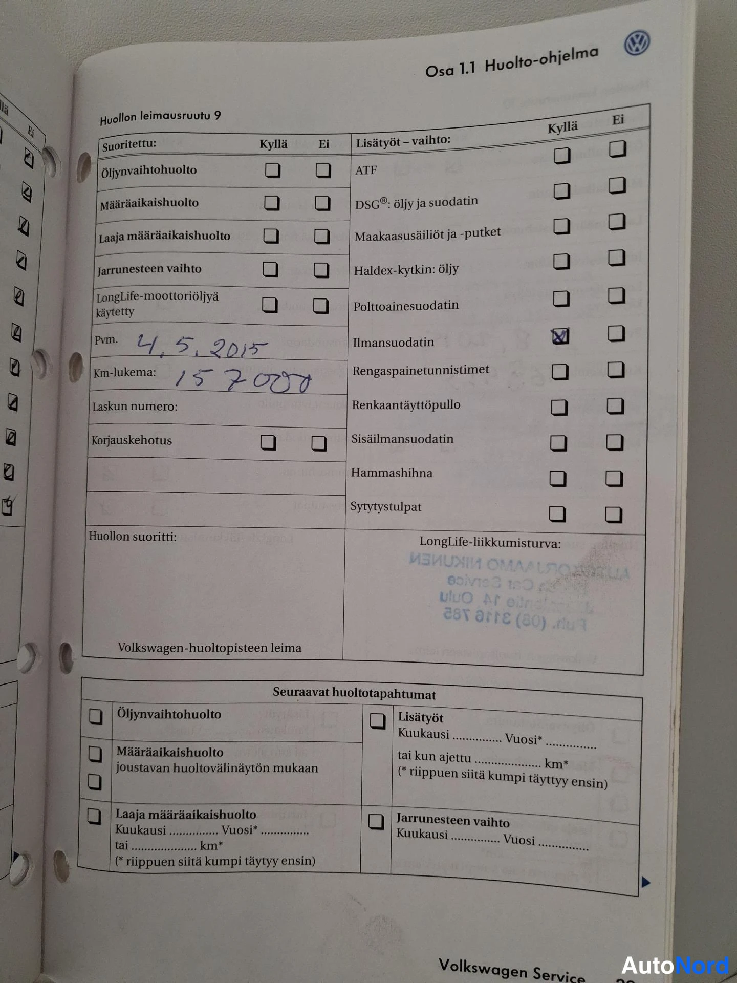 Musta Volkswagen Passat 2008, asiakirja, kuva 20