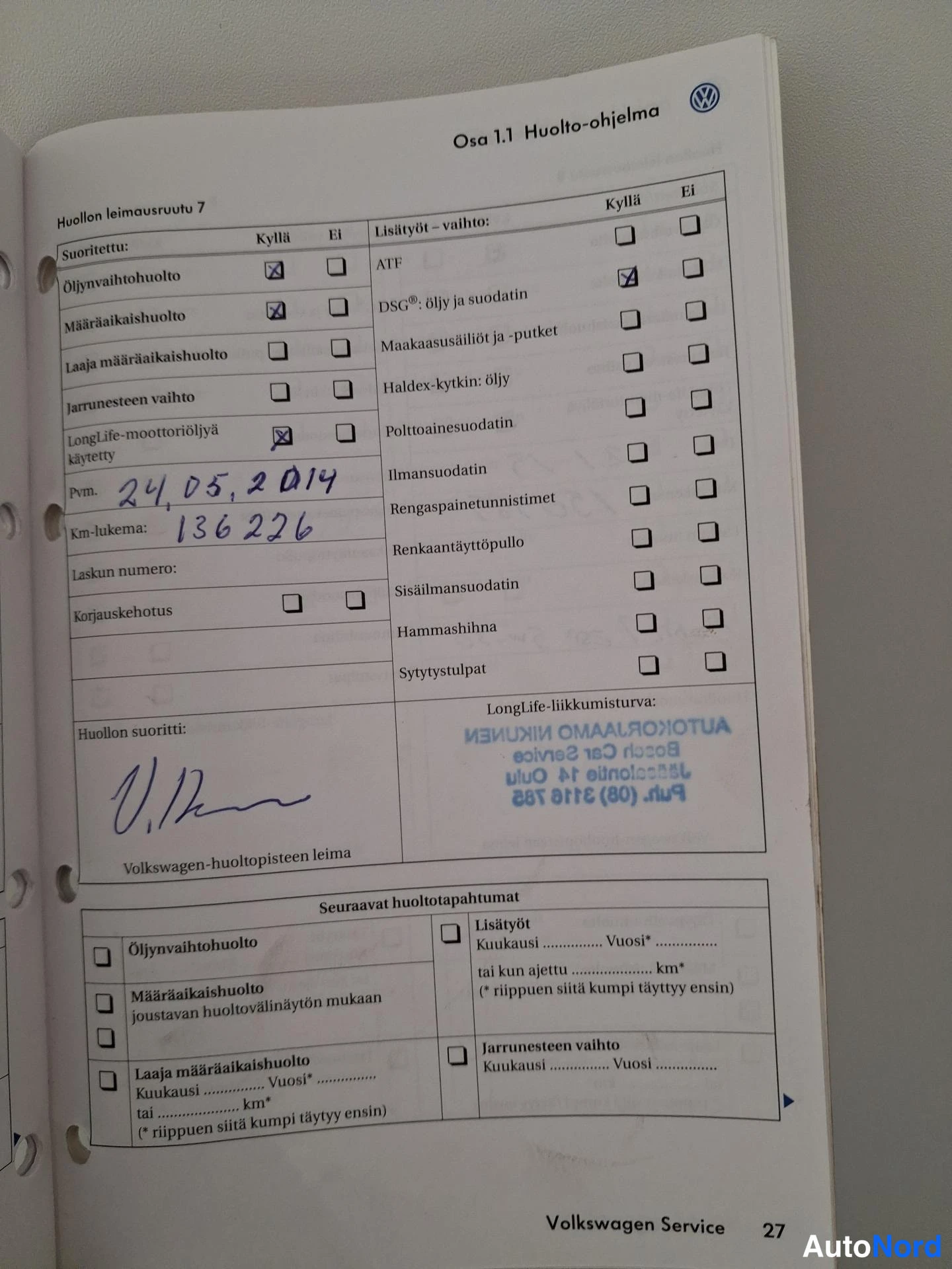 Musta Volkswagen Passat 2008, asiakirja, kuva 22