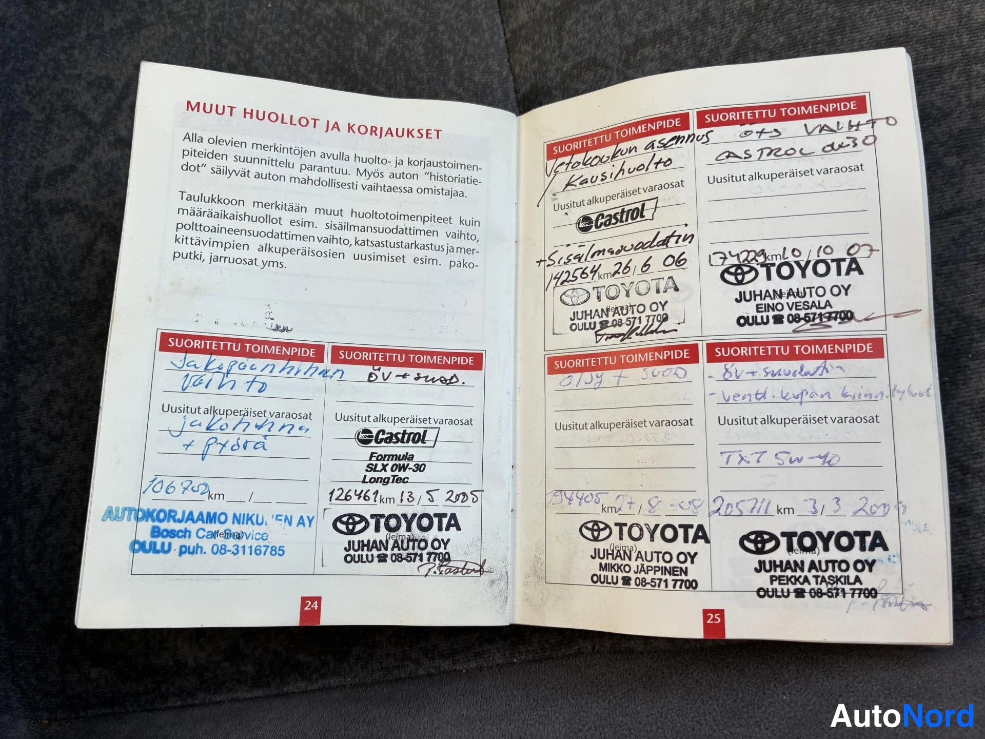 Silver Toyota Avensis 1999, dokument, bild 23