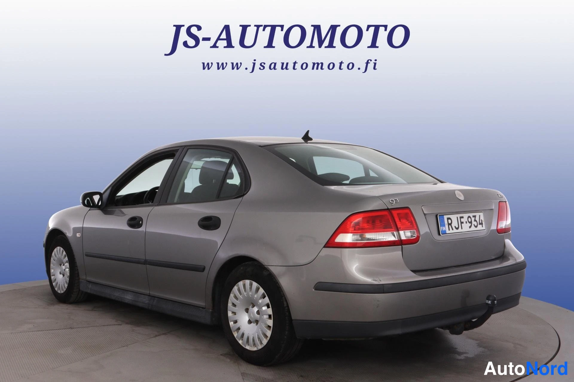 Grey Saab 9-3 2005, rear three-quarter, photo 6