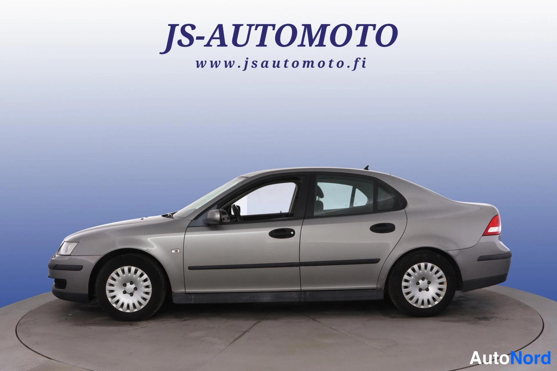 Grey Saab 9-3 2005, side, photo 4