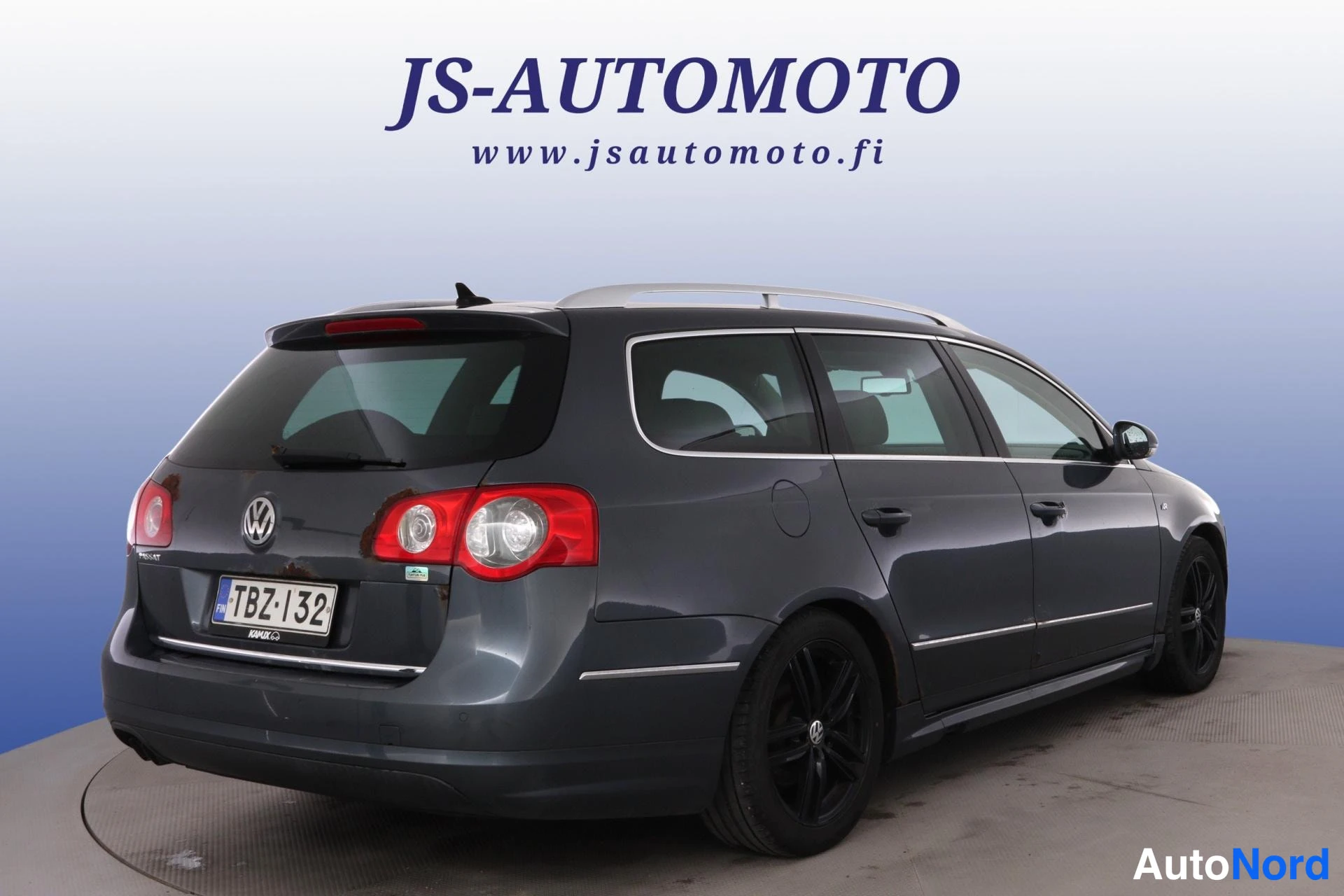 Harmaa Volkswagen Passat 2010, takaviisto, kuva 5