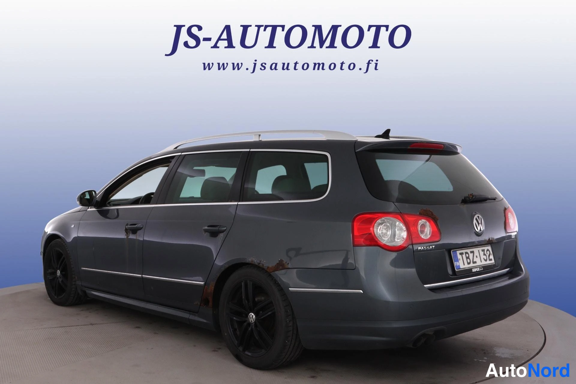 Harmaa Volkswagen Passat 2010, takaviisto, kuva 6