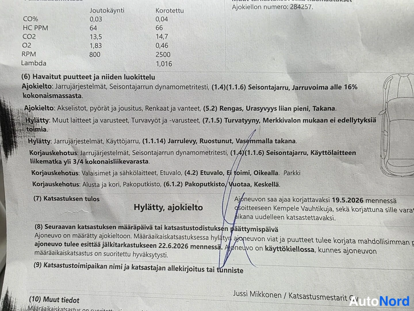 Harmaa Audi A3 2000, asiakirja, kuva 20