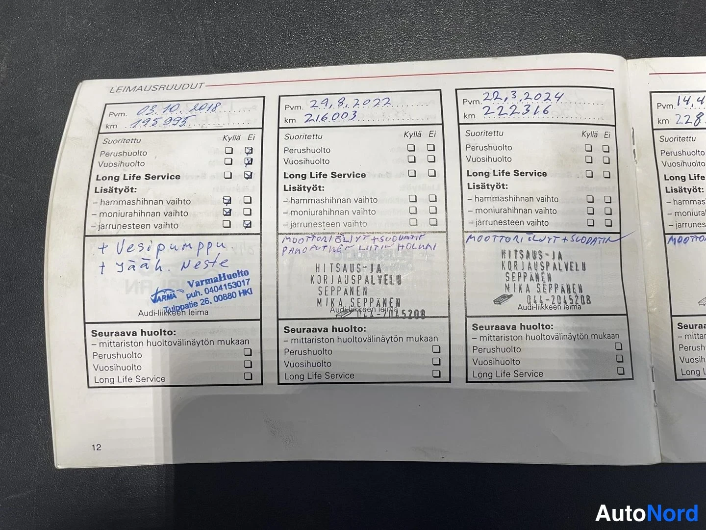 Harmaa Audi A3 2000, asiakirja, kuva 22