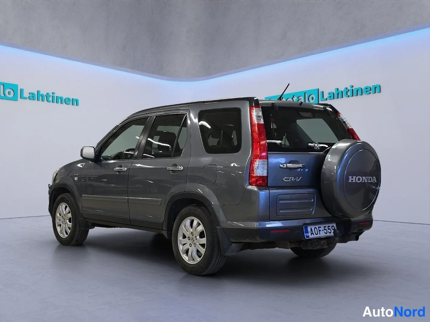 Harmaa Honda CR-V 2005, takaviisto, kuva 6