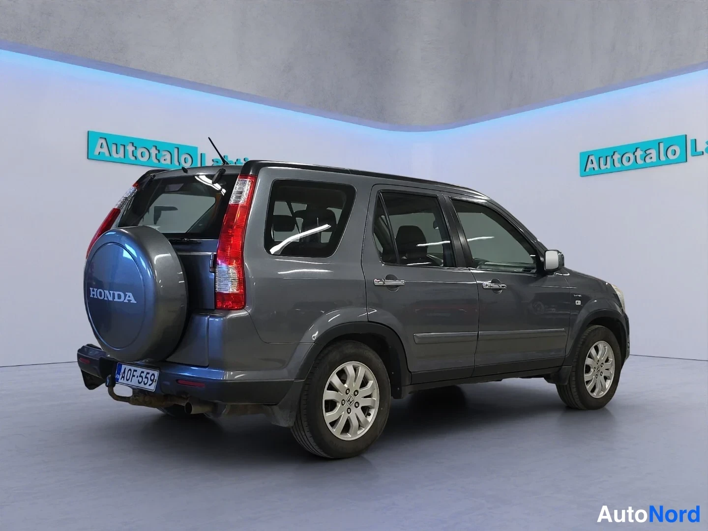 Harmaa Honda CR-V 2005, takaviisto, kuva 7